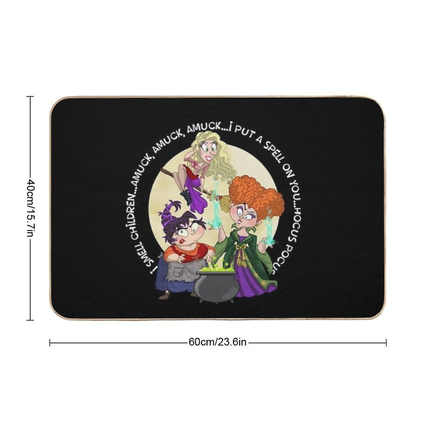 The Sanderson Sisters Multi-Purpose Bath Mat