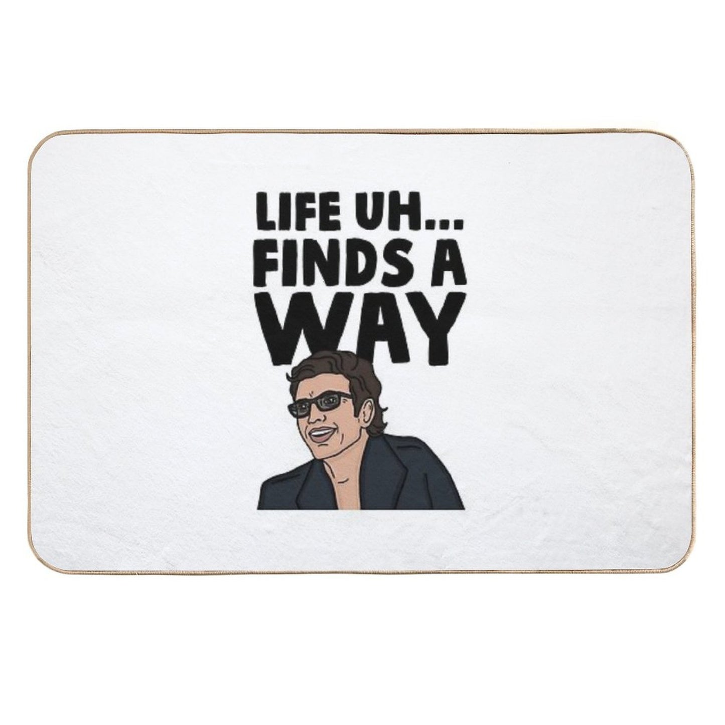 Life Uh Finds A Way Non-Slip Bath Mat
