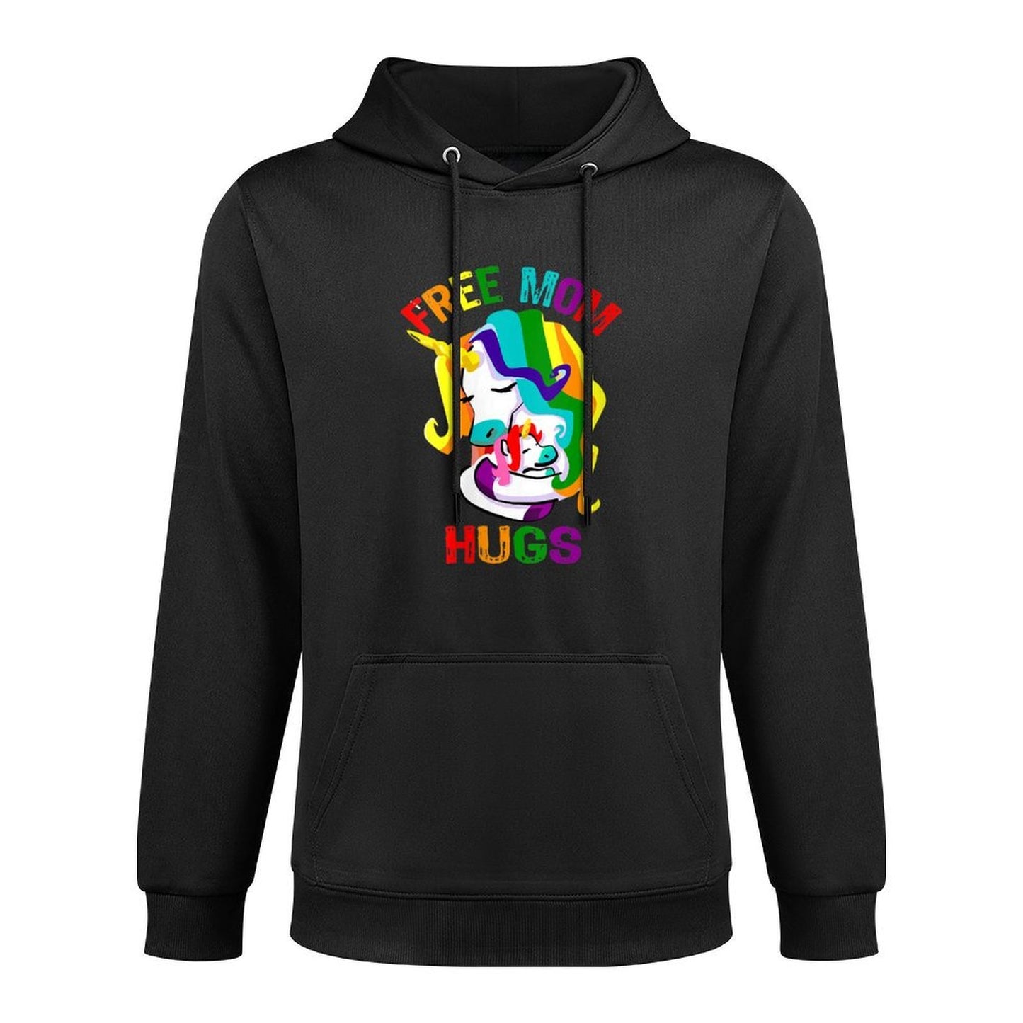 Womens Free Mom Hugs LGBT Gay Pride Shrink-Resistant Hoodie