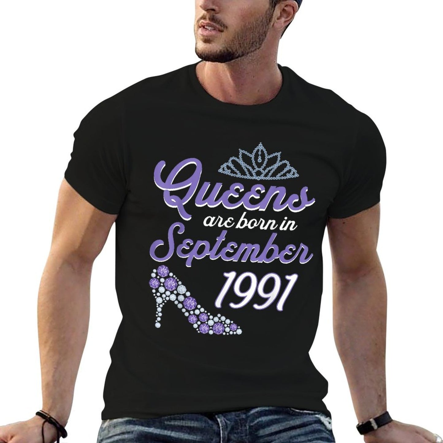 30 Years Old Bday September 1991 30Th Birthday Women Classic T-Shirt