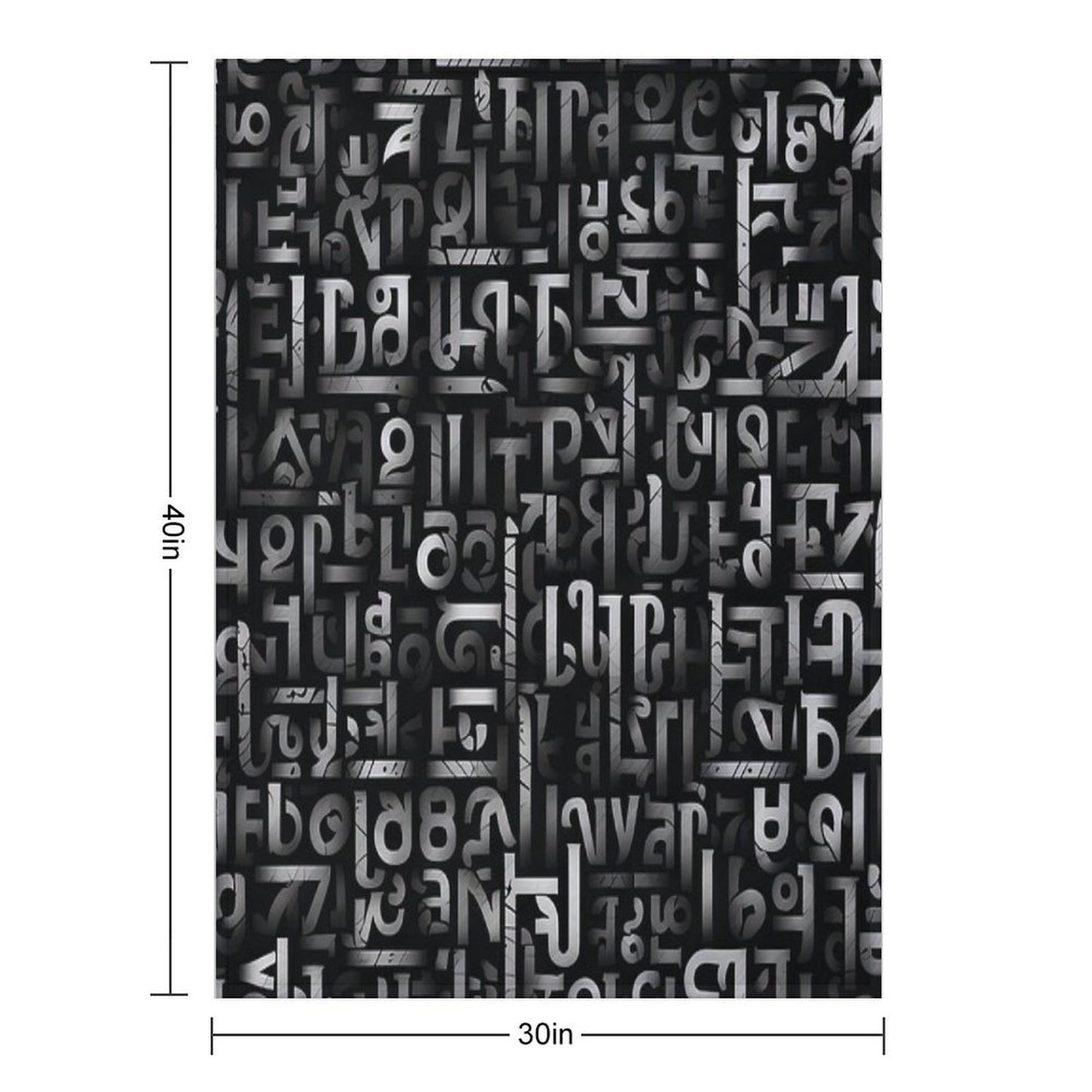 Beautiful Digital Art Pattern Gift-ready Throw Blanket