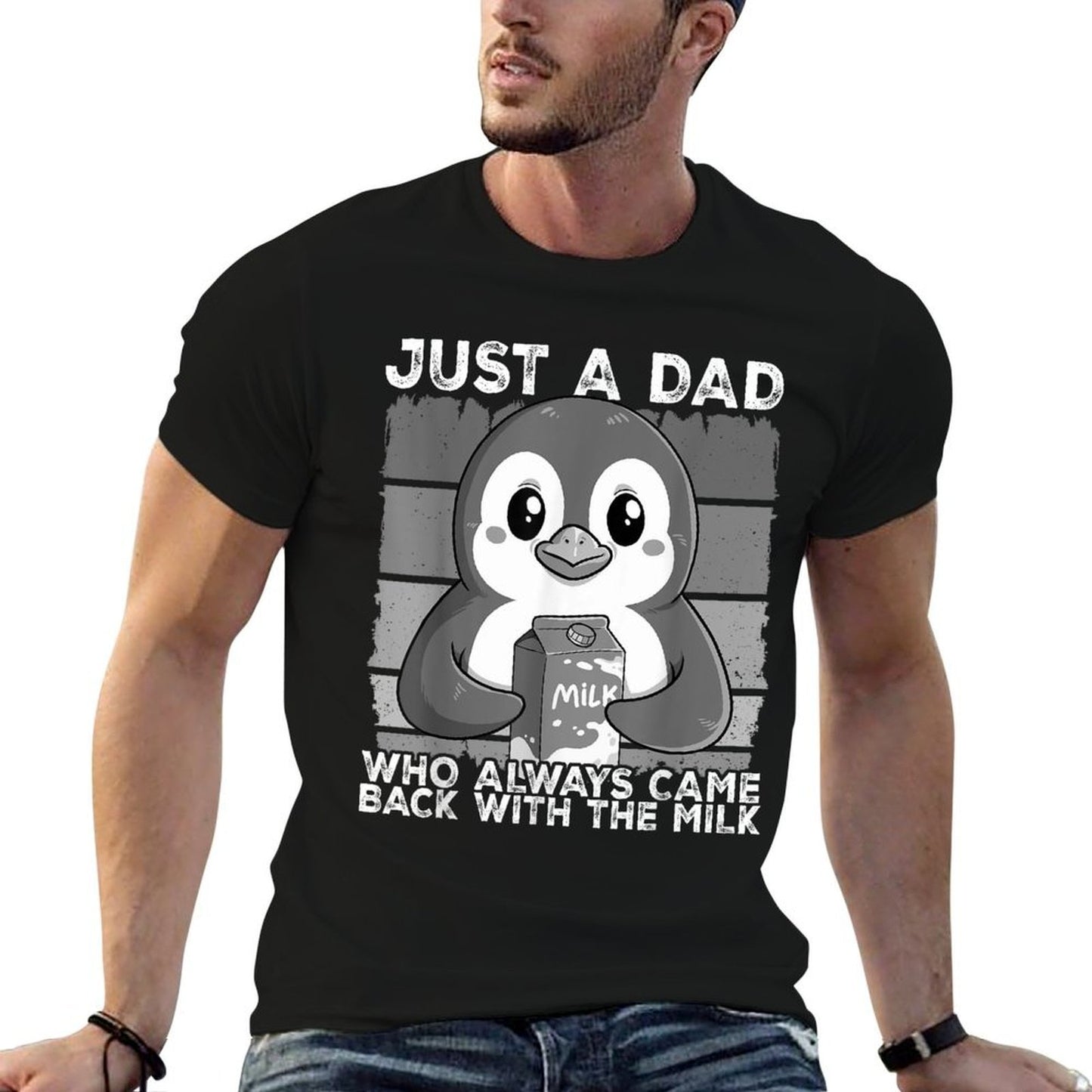 Just A Dad Who Always Came Back Lightweight T-Shirt