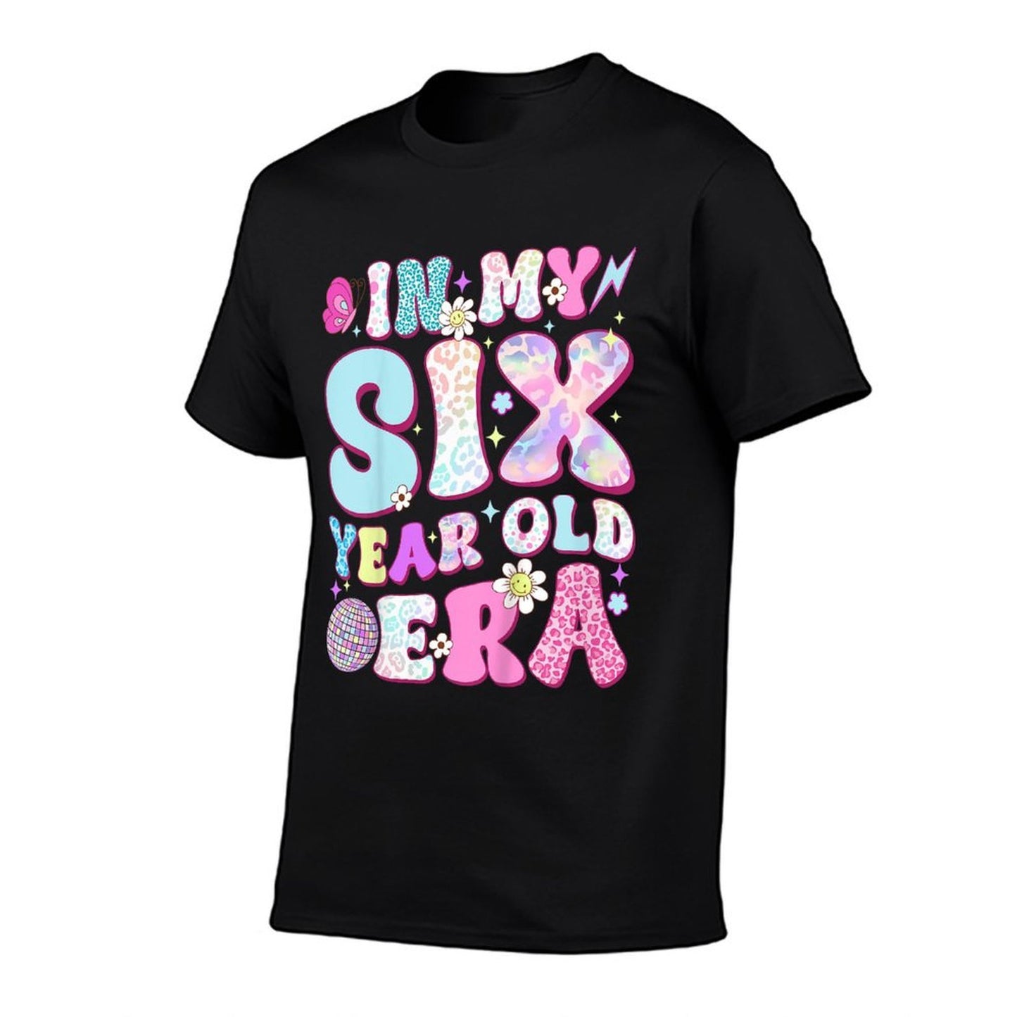 Kids 6 Year Old In My Six Year Old Era Girl Kids 6th Birthday Lightweight T-Shirt