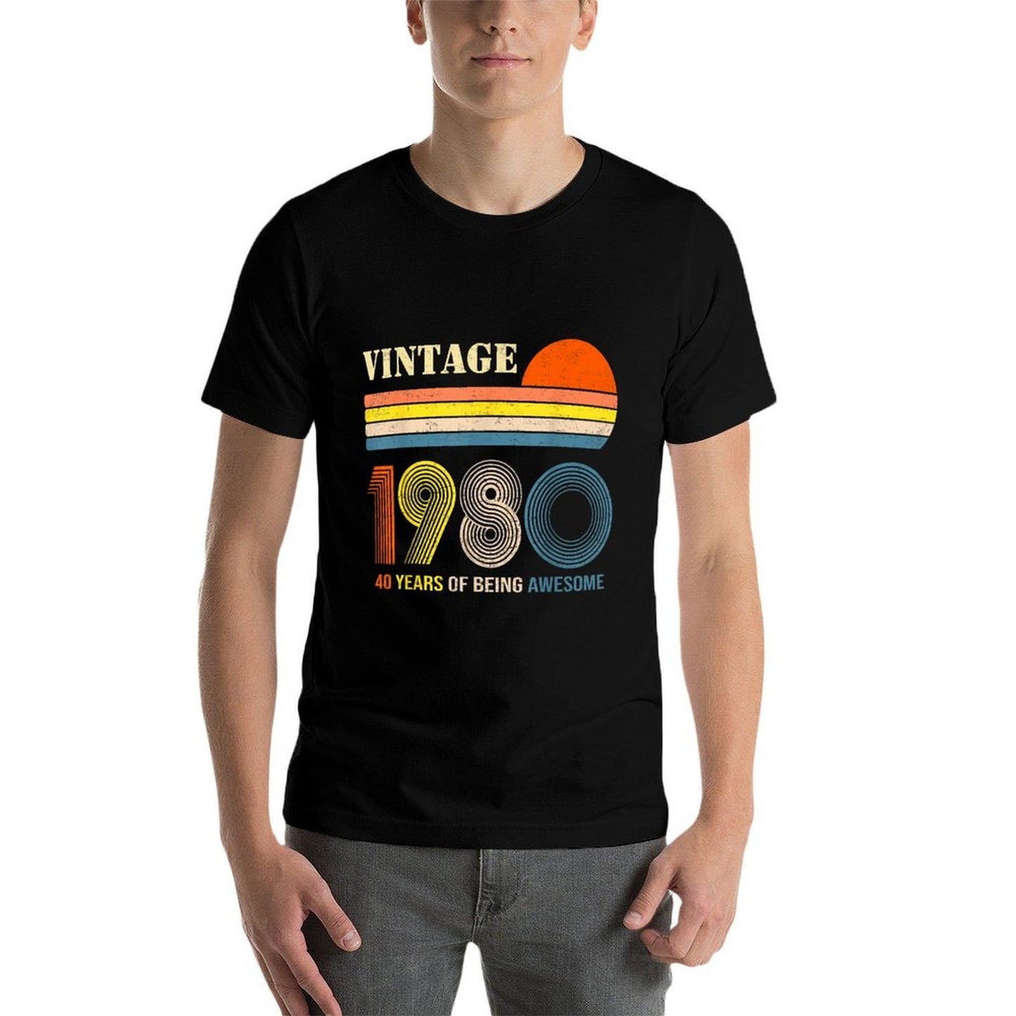 40 Year Old Gifts Vintage 1980 Limited Edition 40th Birthday Versatile T-Shirt