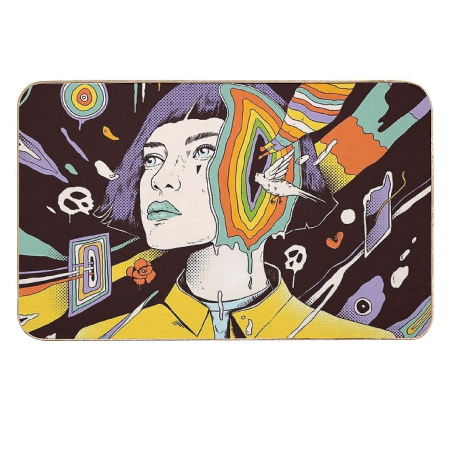 The Overthinker Durable Bath Mat
