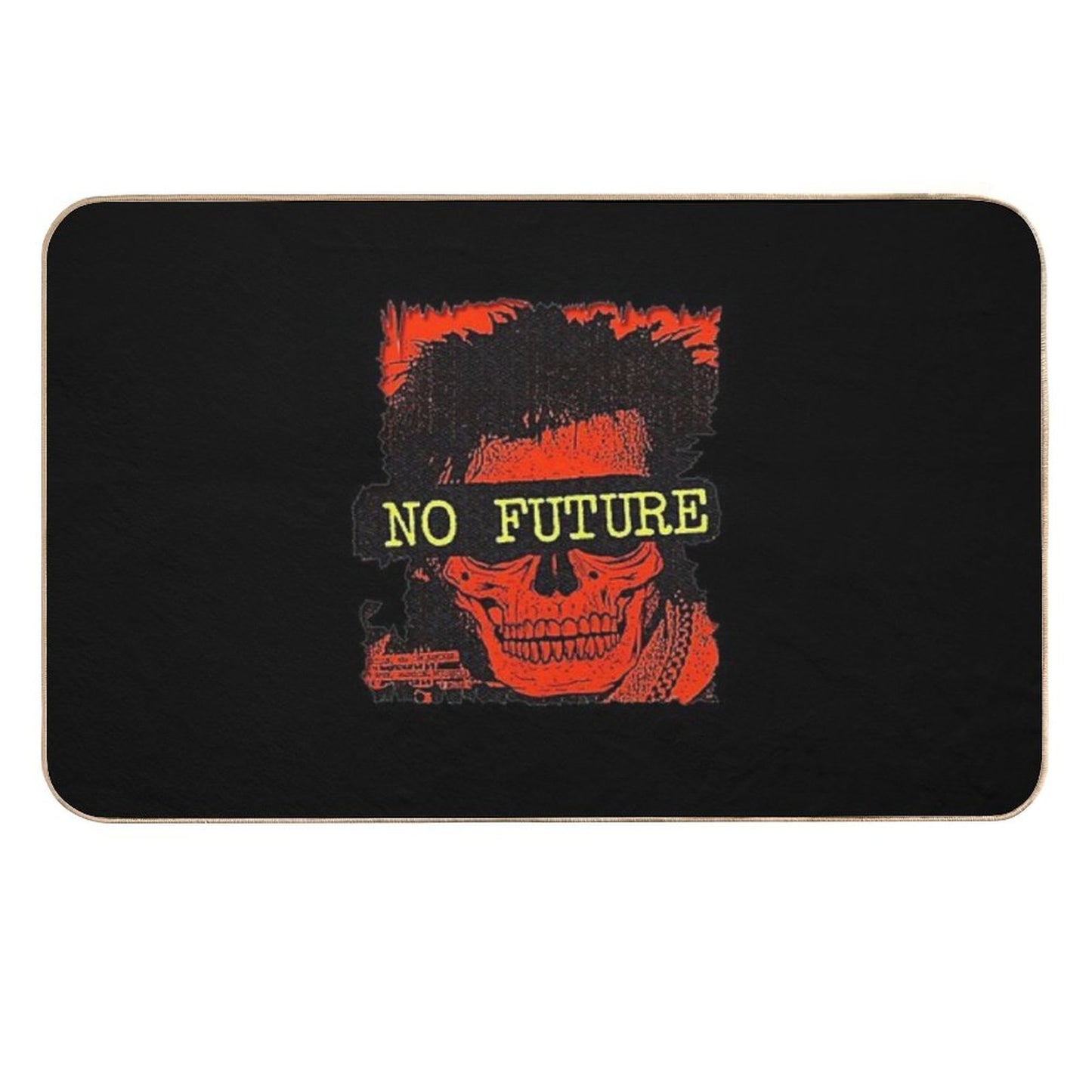 Punk No Future Absorbent Bath Mat