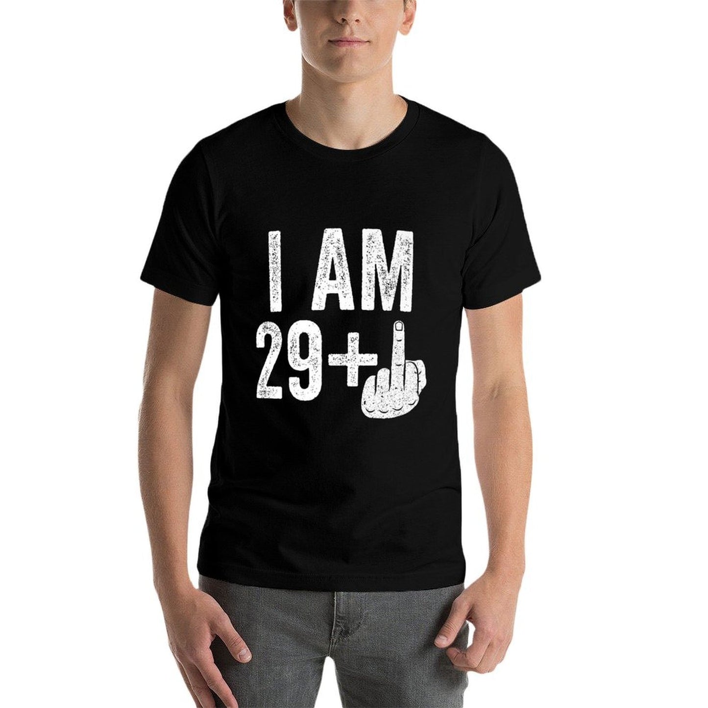 I Am 29 Plus Middle Finger Men Women 30th Birthday Premium Soft T-Shirt