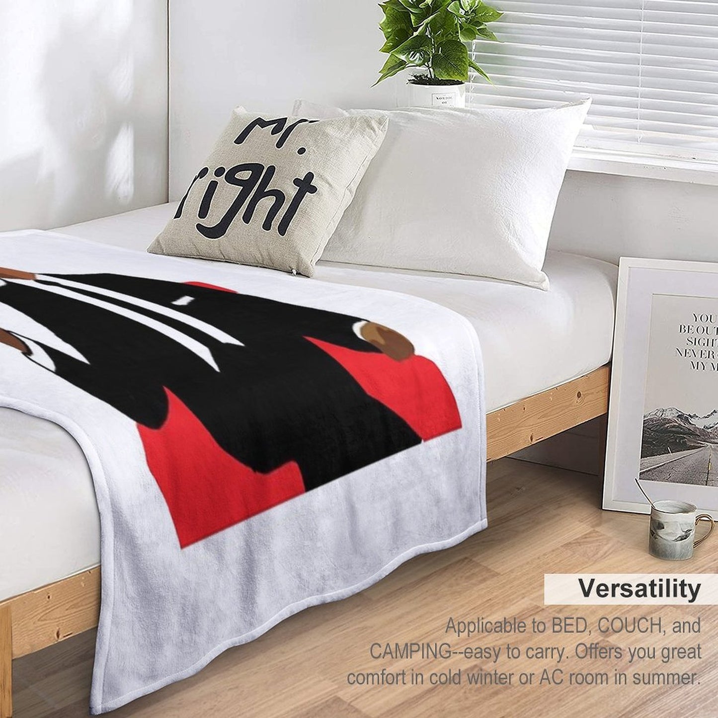 Mad Men Sustainable Throw Blanket