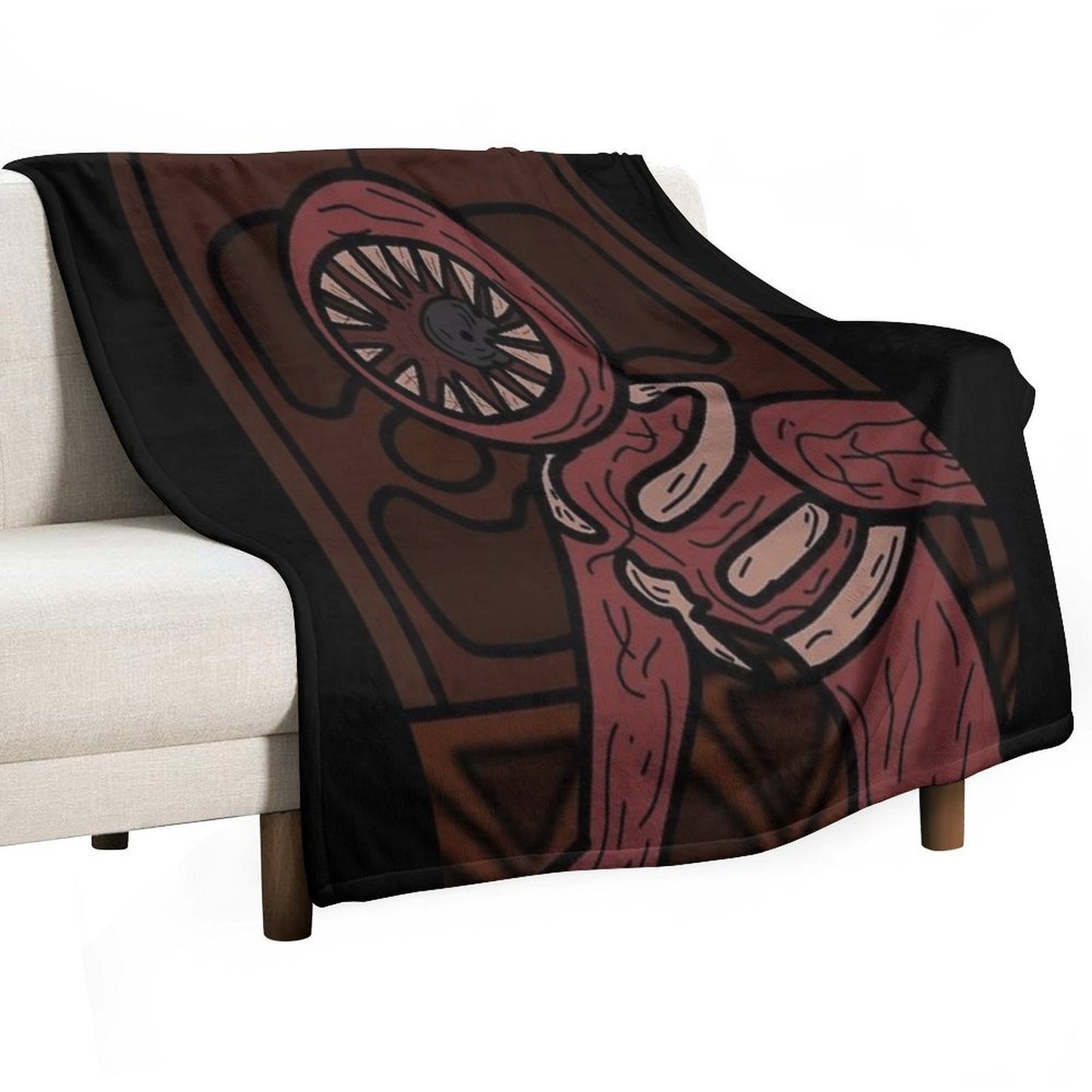 Figure, Roblox Doors Anti-pilling Throw Blanket