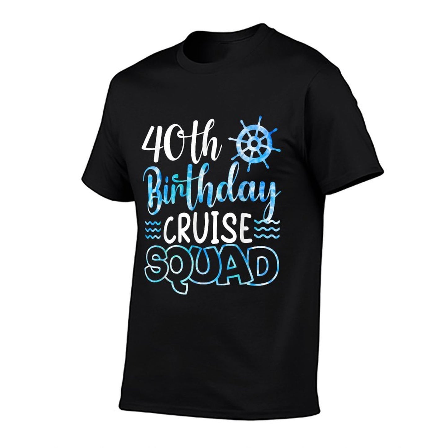 40 Years Old Birthday Cruise Squad 40th Birthday Cruise Affordable Price T-Shirt