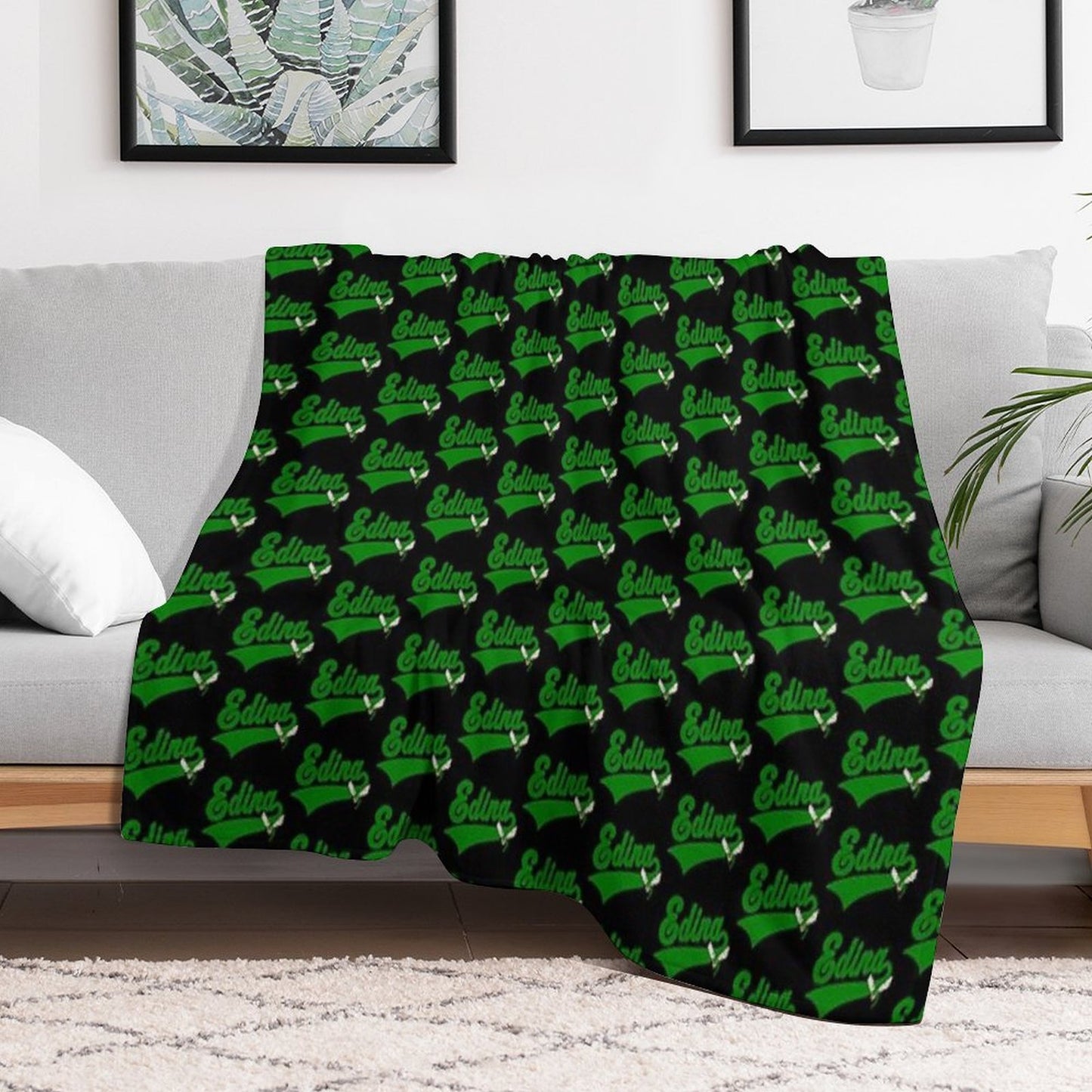 EDINA Shrink-resistant Throw Blanket