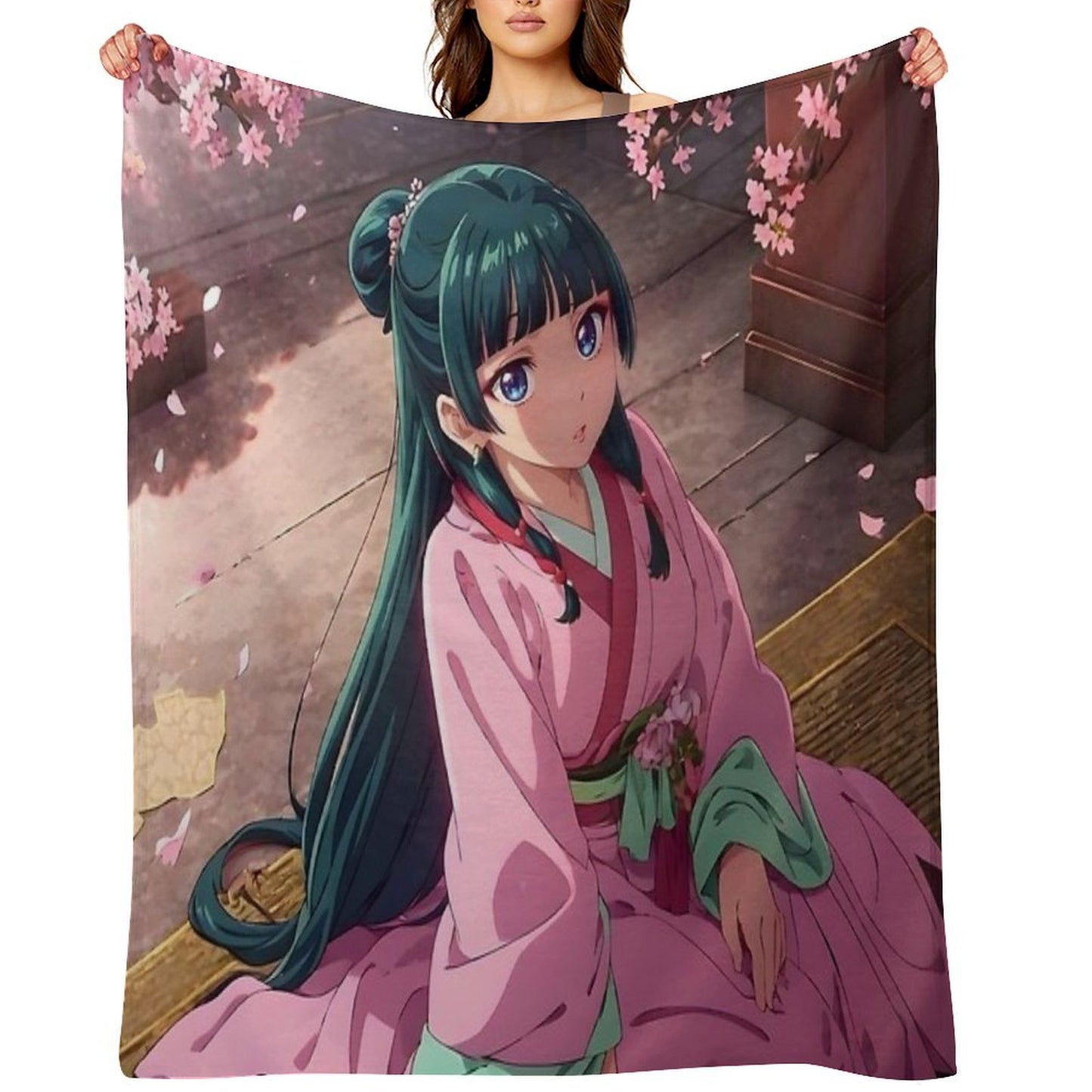 Majestic Maomao (The Apothecary Diaries) Machine-washable Throw Blanket