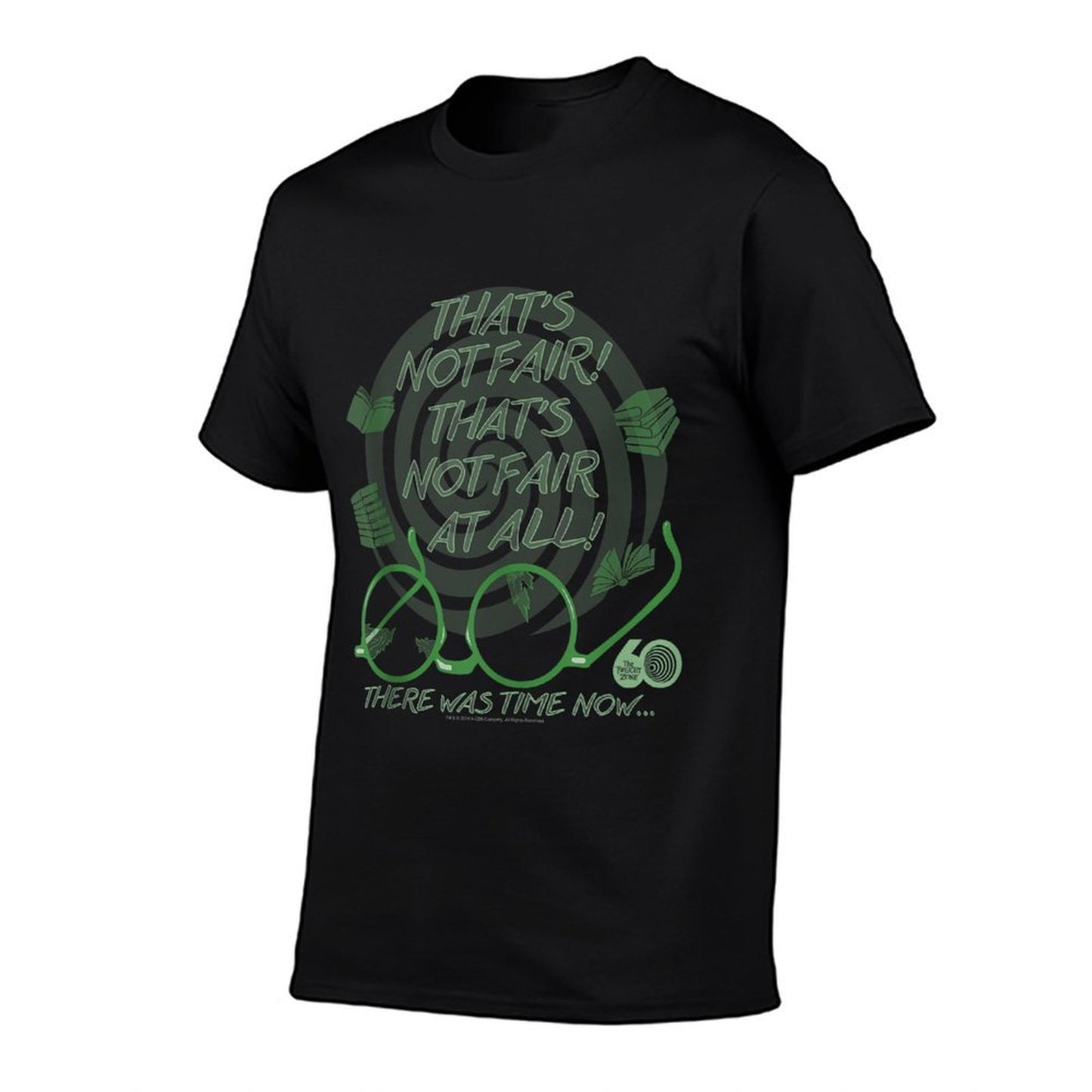 The Twilight Zone 60th Anniversary There Was Time Now Text Relaxed-fit T-Shirt