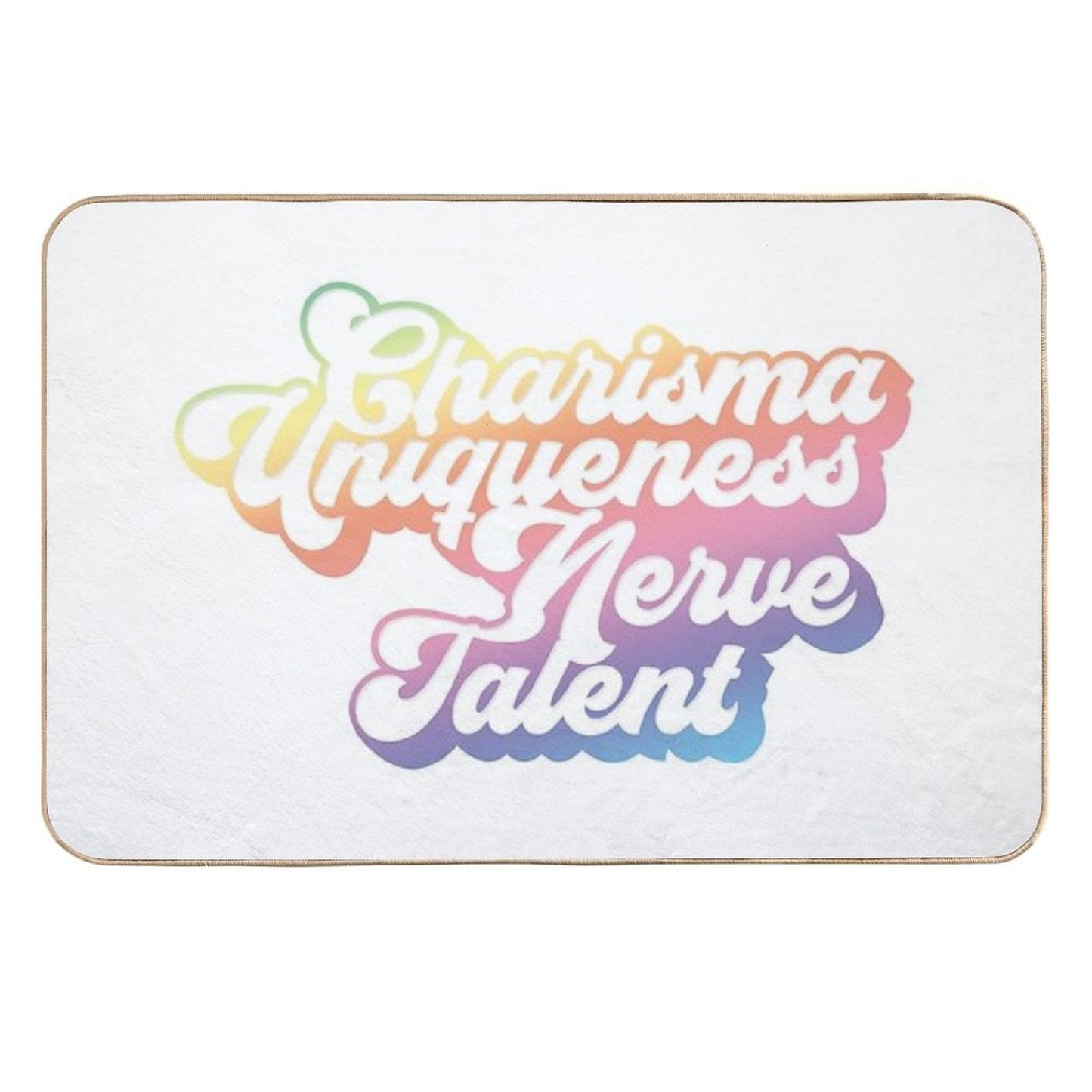 Charisma Uniqueness Nerve Talent Long-Lasting Bath Mat