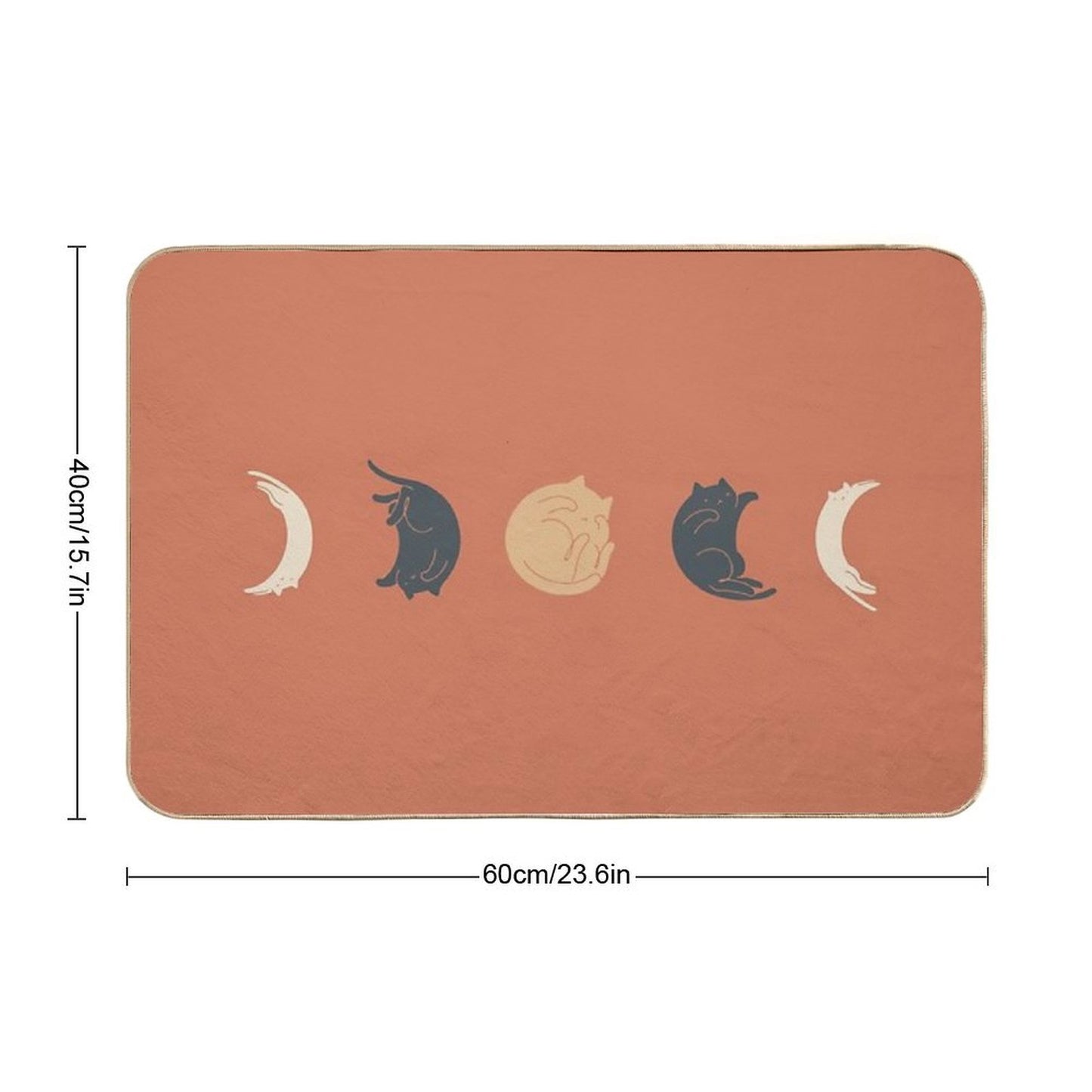 Cat Landscape 61 Pet-Safe Bath Mat