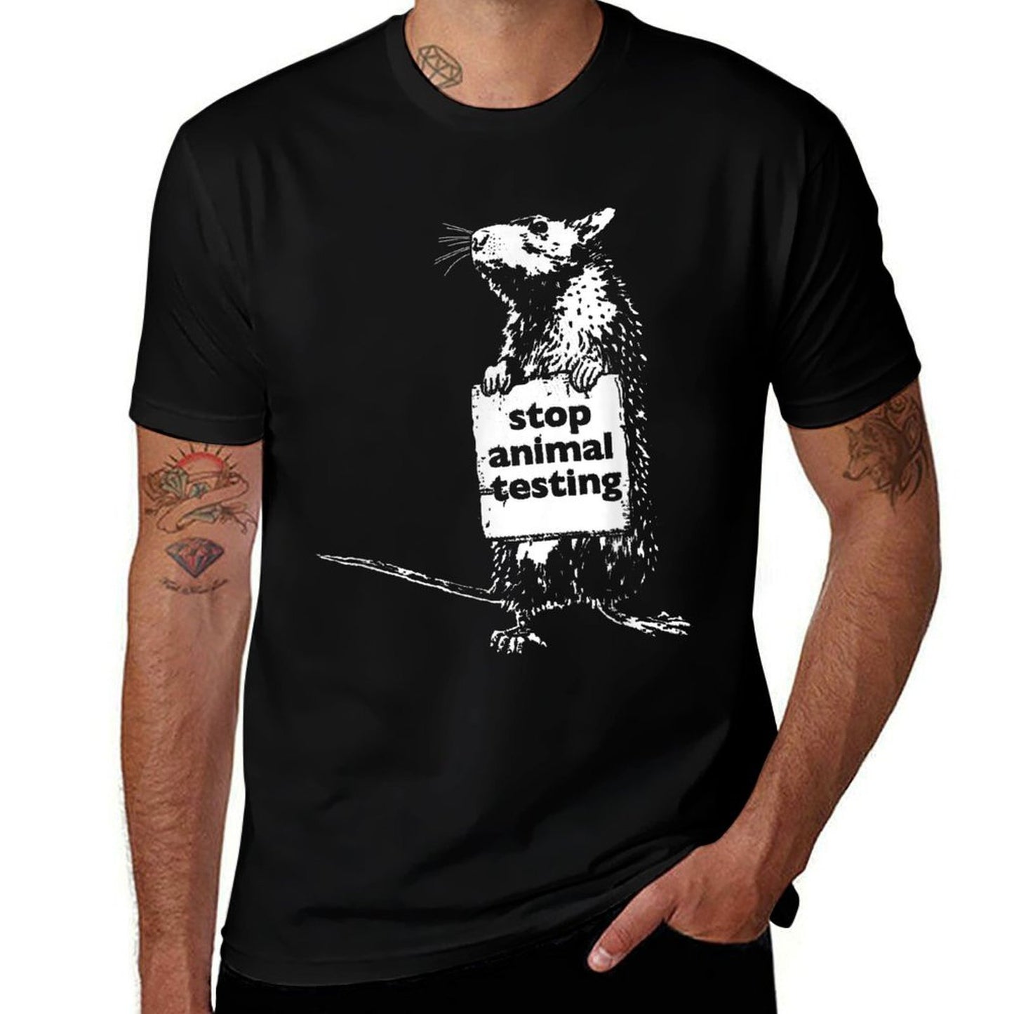 Against Animal Testing Animal Rights Soft T-Shirt
