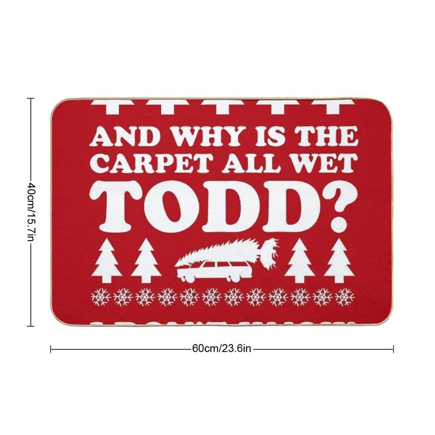 Soggy Christmas Multi-Purpose Bath Mat