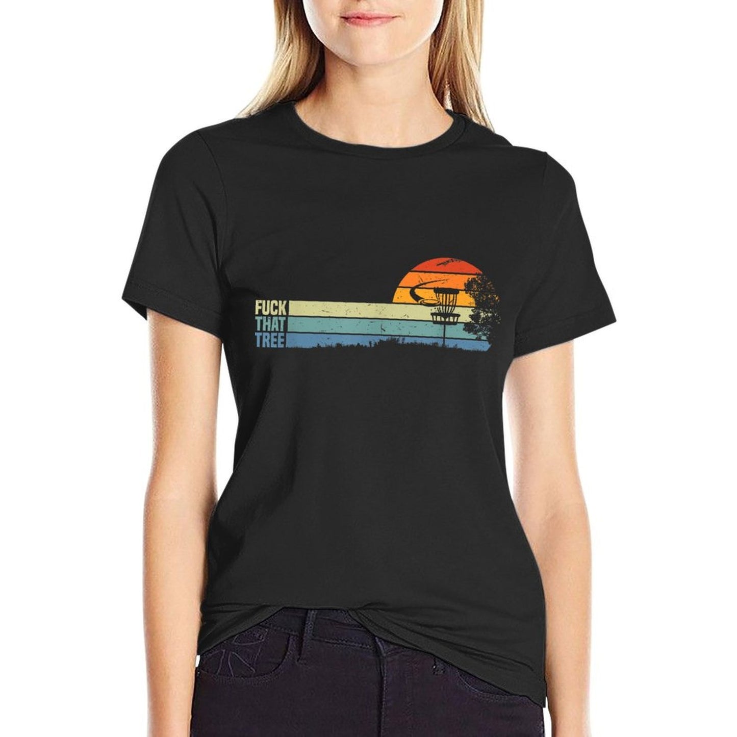 Funny Disc Golf Gift Sport Fuck That Tree For Hobby Players Quick-drying T-Shirt