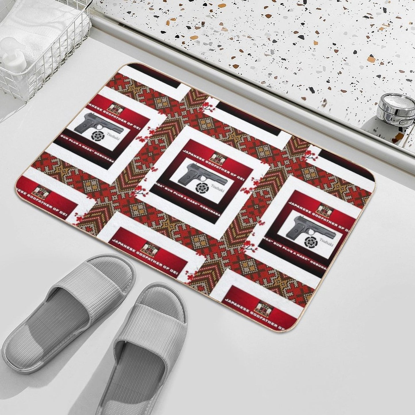 Black Star Easy To Clean Bath Mat