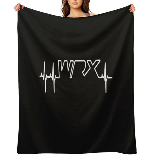 WRX Heartbeat WRX Shirts for Men Women Durable Throw Blanket