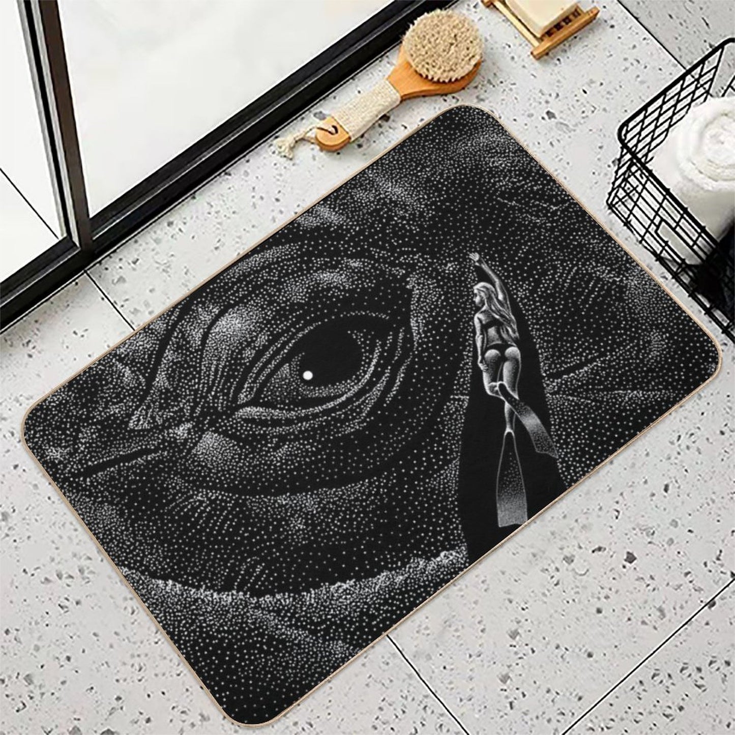In The Whale's Eye Multi-Purpose Bath Mat