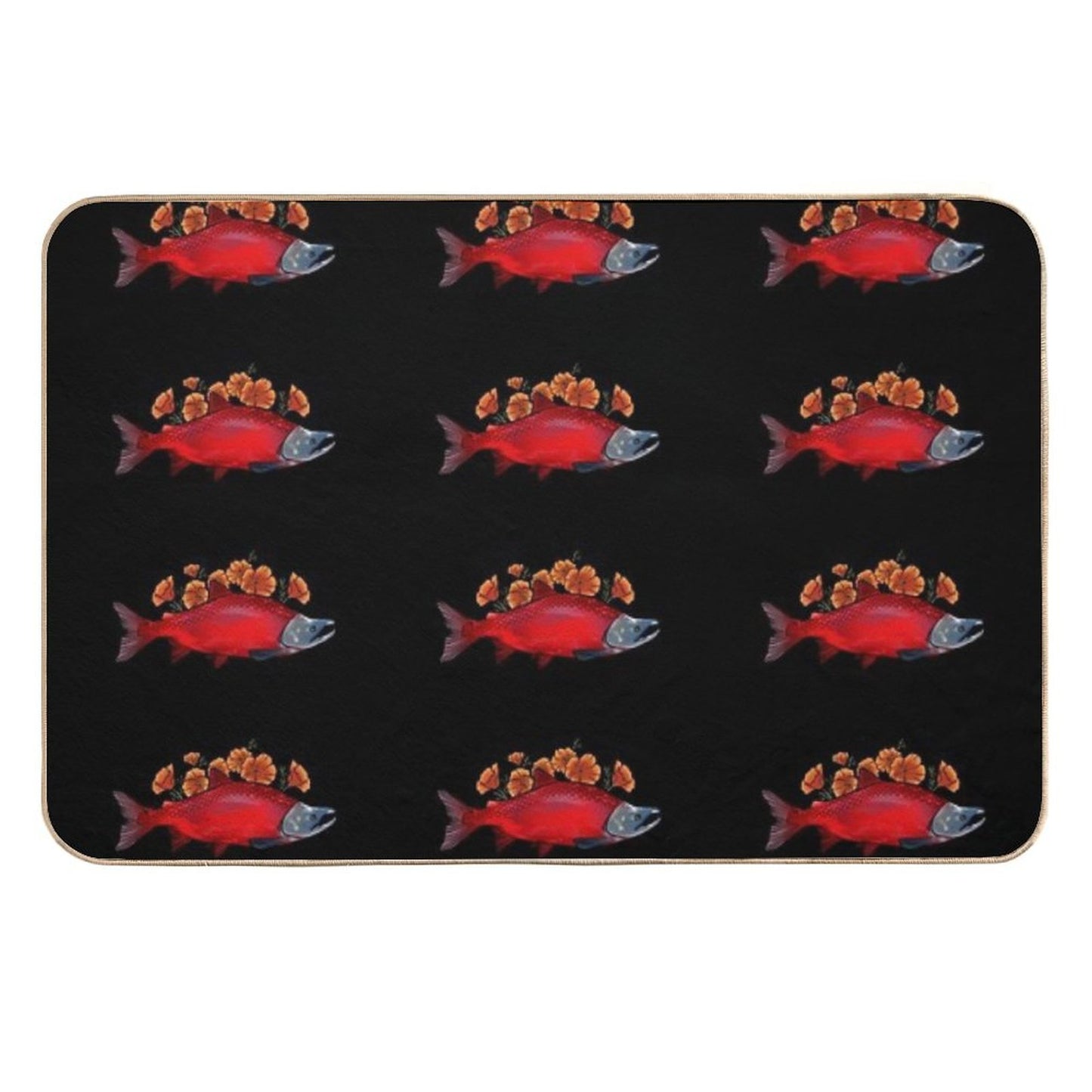 Salmon Without CCC Logo Versatile Bath Mat