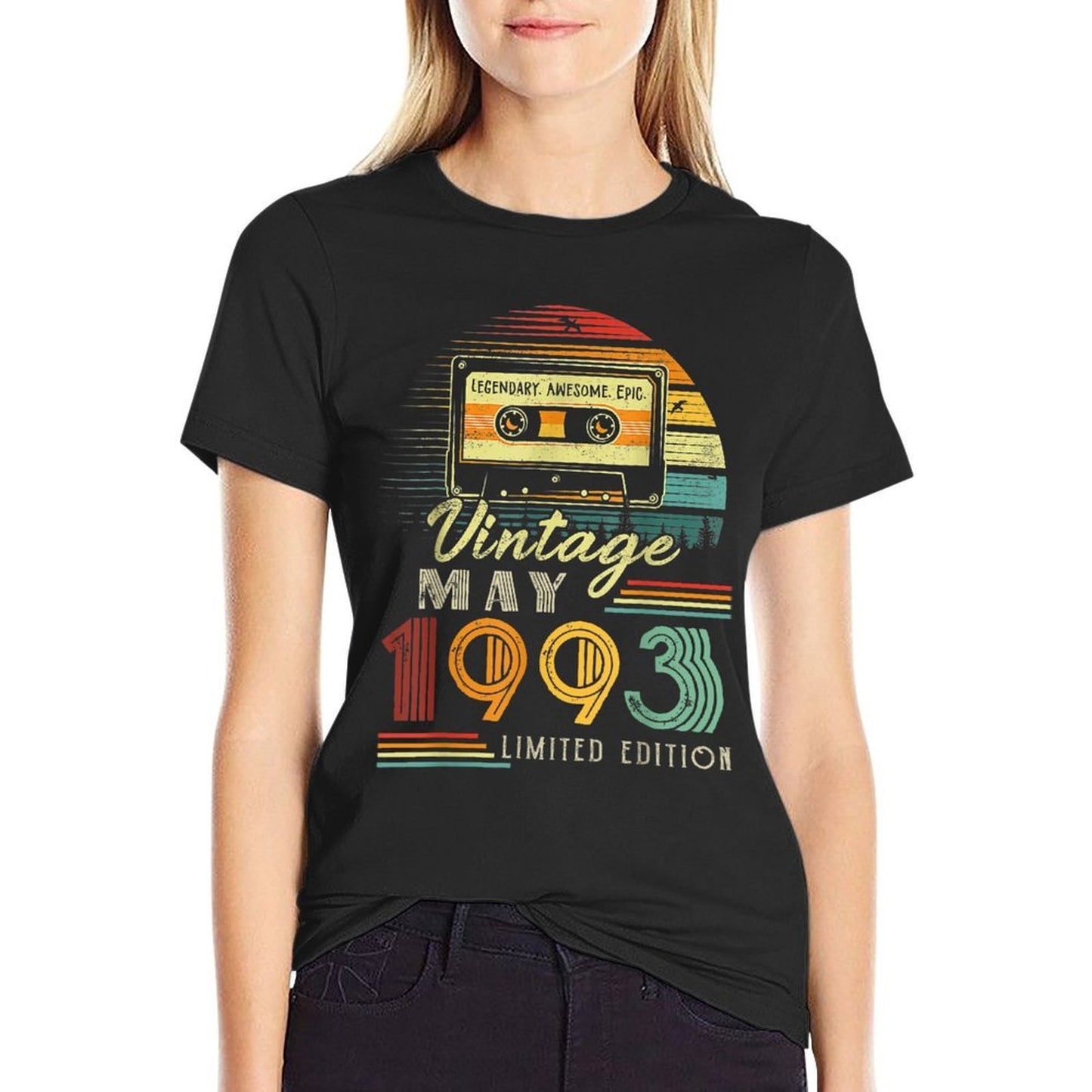 30 Years Old Made In 1993 Vintage May 1993 30th Birthday Odor-resistant T-Shirt