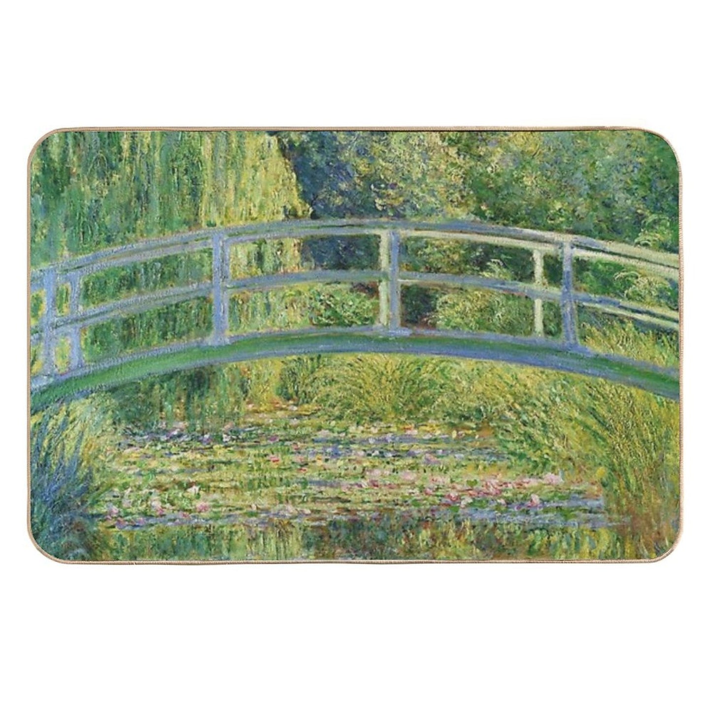 Claude Monet - Water-Lily Pond Long-Lasting Bath Mat