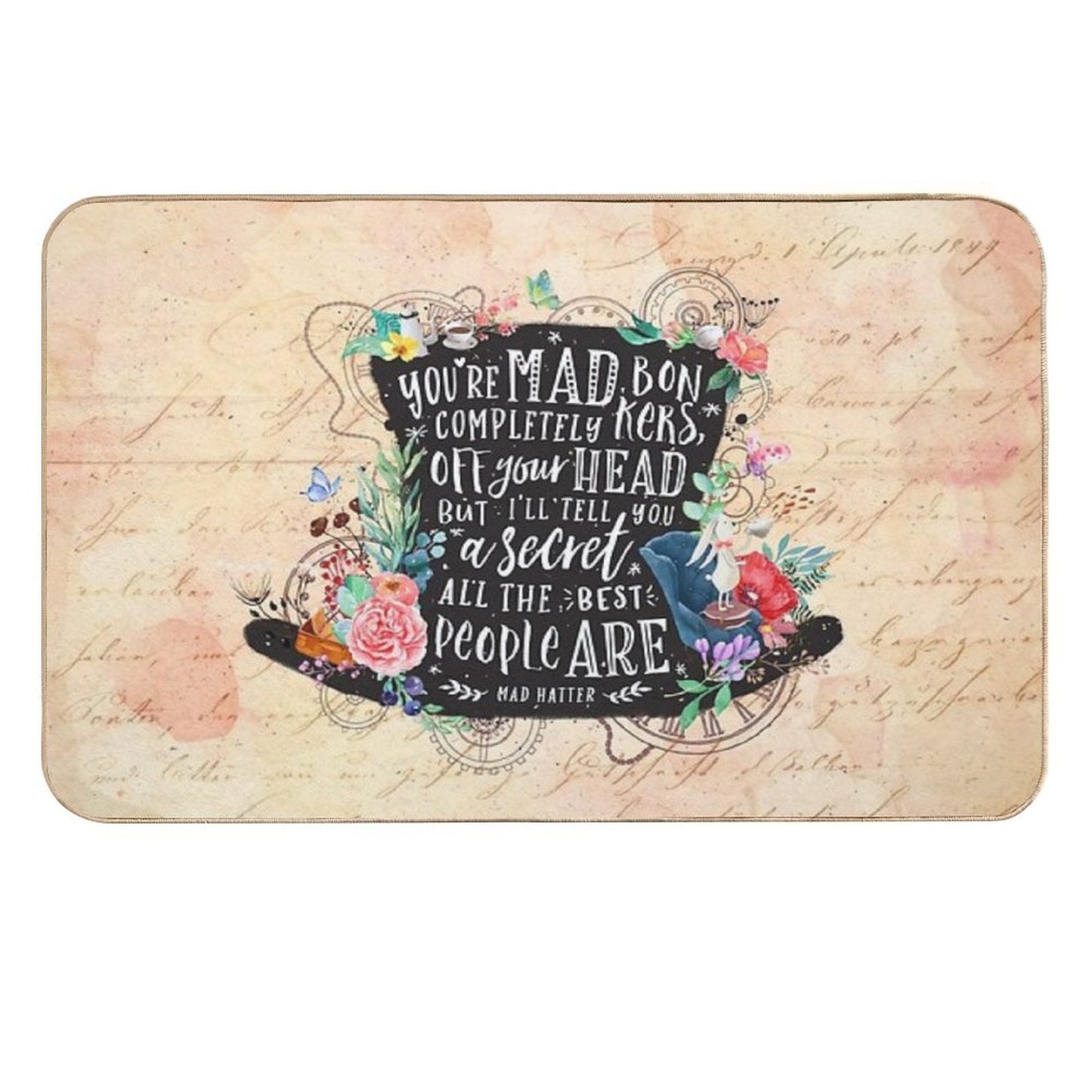 Mad Hatter Easy Maintenance Bath Mat