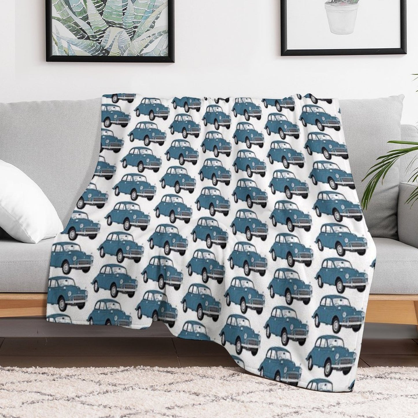 Morris Minor All-season Throw Blanket