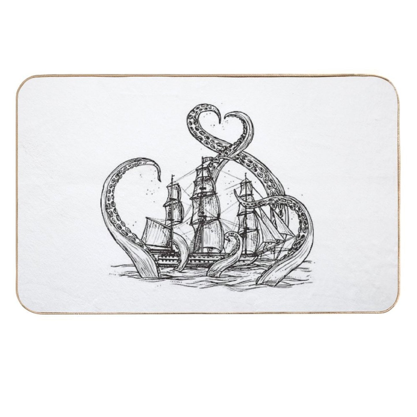 Kraken Stain-Proof Bath Mat