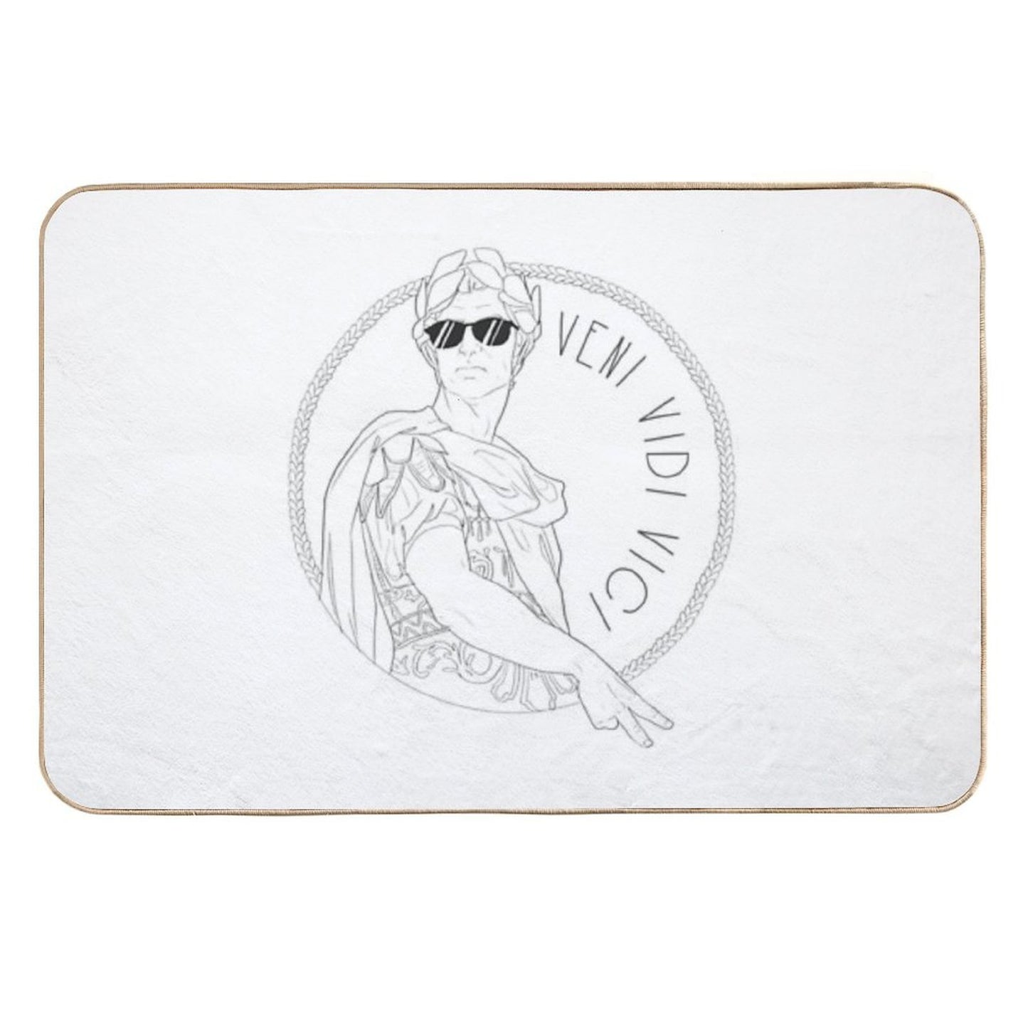 Veni Vidi Vici Rapid-Drying Bath Mat