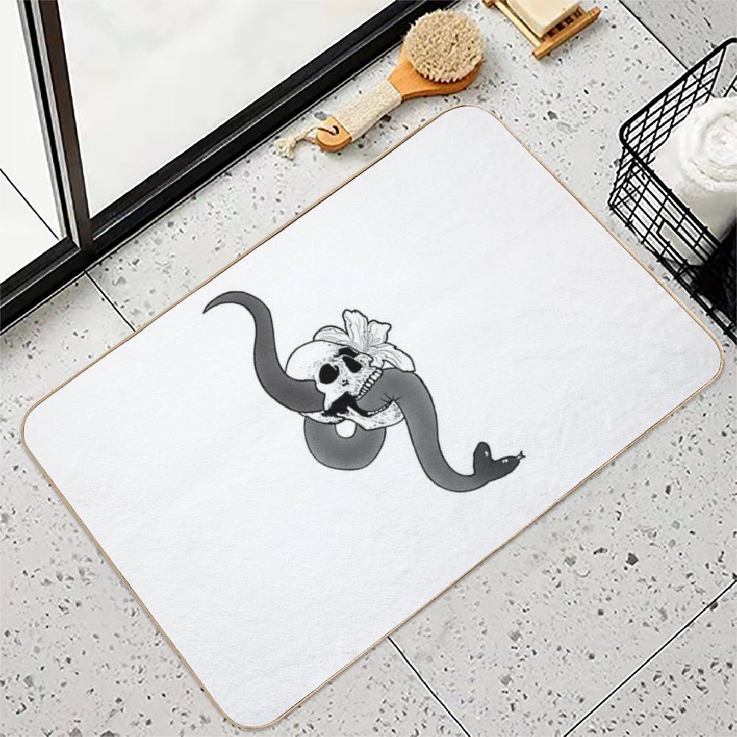 Scaly Oddity Absorbent Bath Mat
