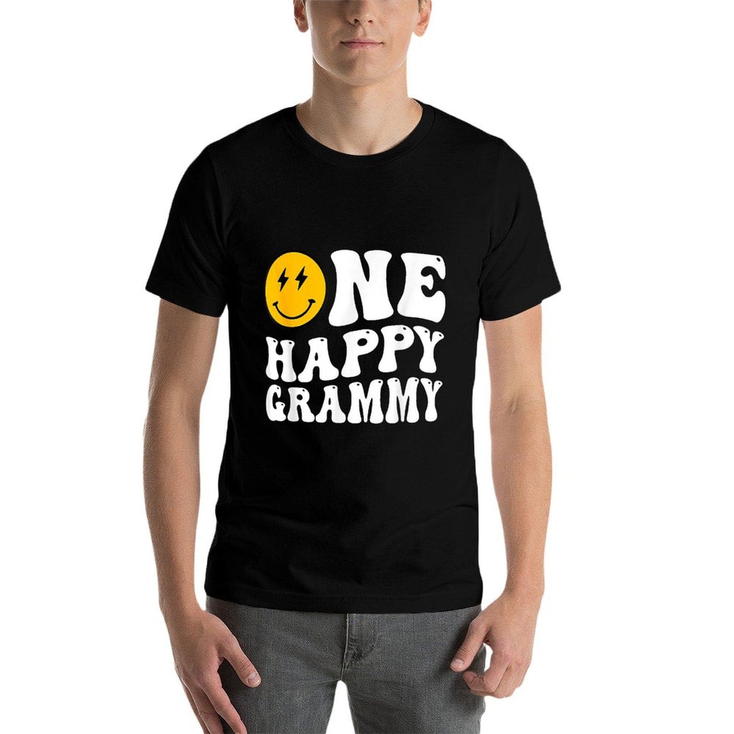 Groovy One Happy Dude Grammy 1st Birthday Family Matching Quick-drying T-Shirt