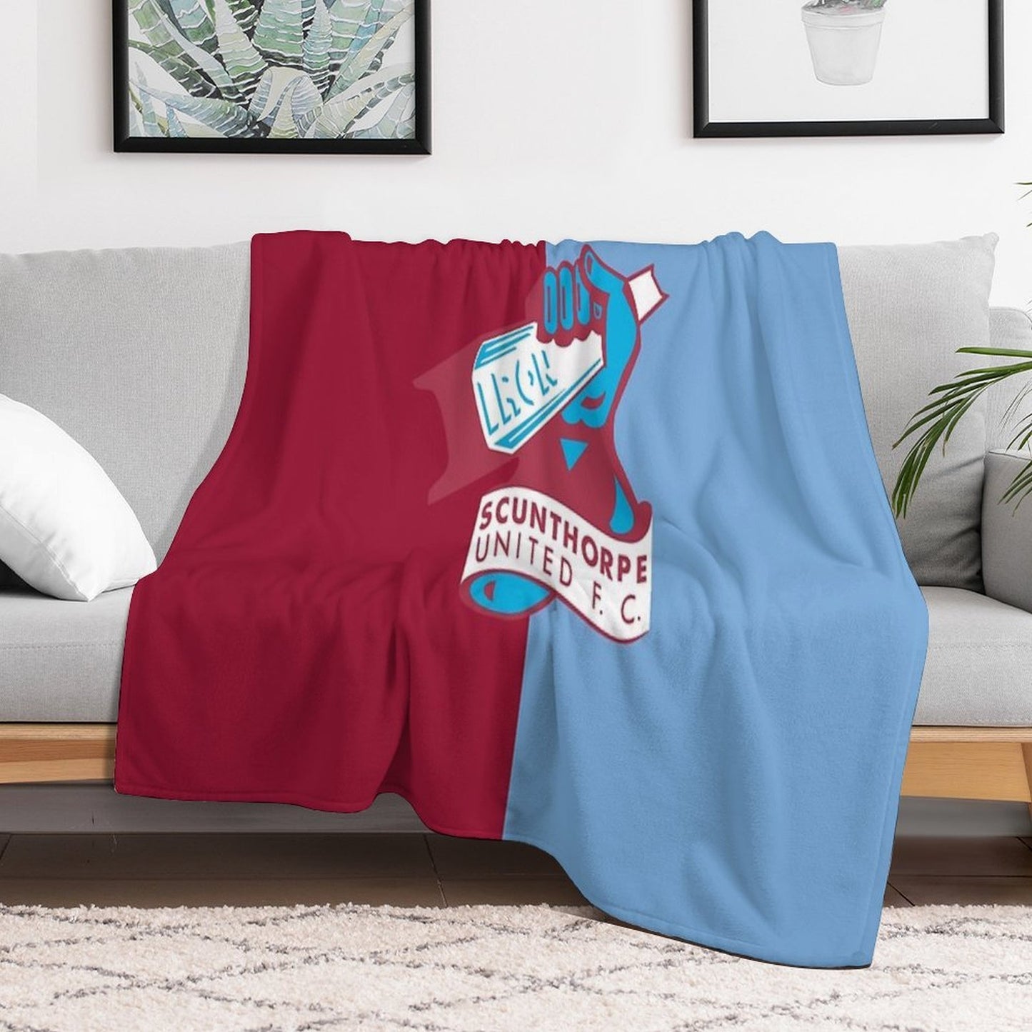 Scunthorpe United FC All-season Throw Blanket
