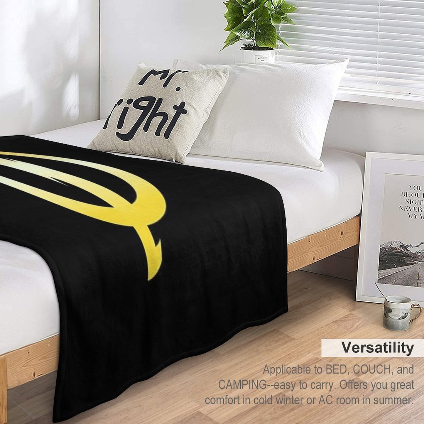 Static Shock Version 2 Eco-conscious Throw Blanket
