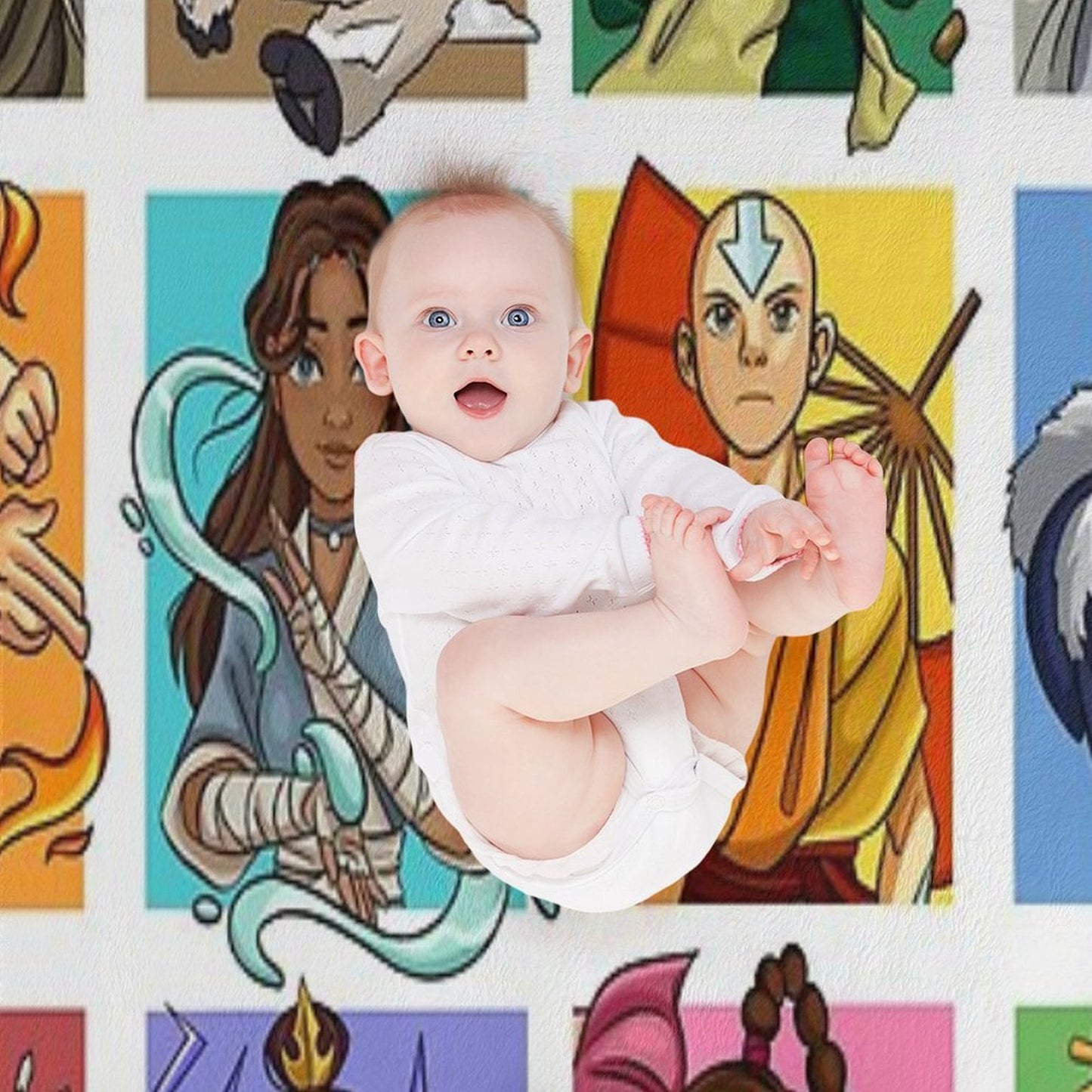 Avatar The Last Airbender Digital Art Anti-pilling Throw Blanket