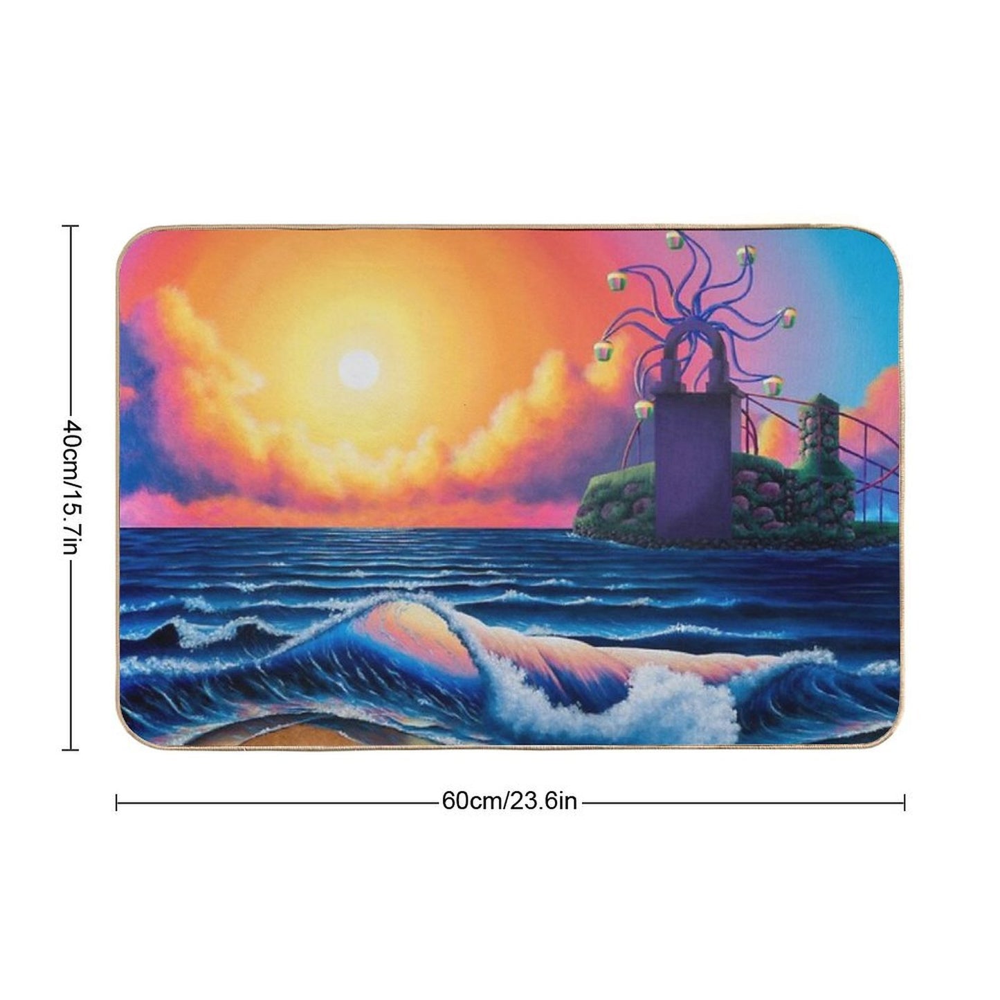Sirena Beach Rapid-Drying Bath Mat