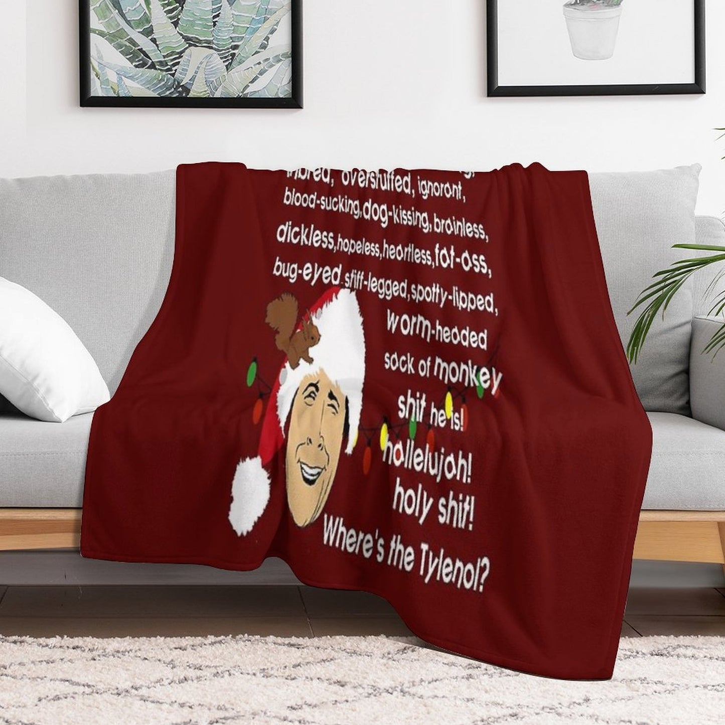 Clark Griswold Rant Gift-ready Throw Blanket