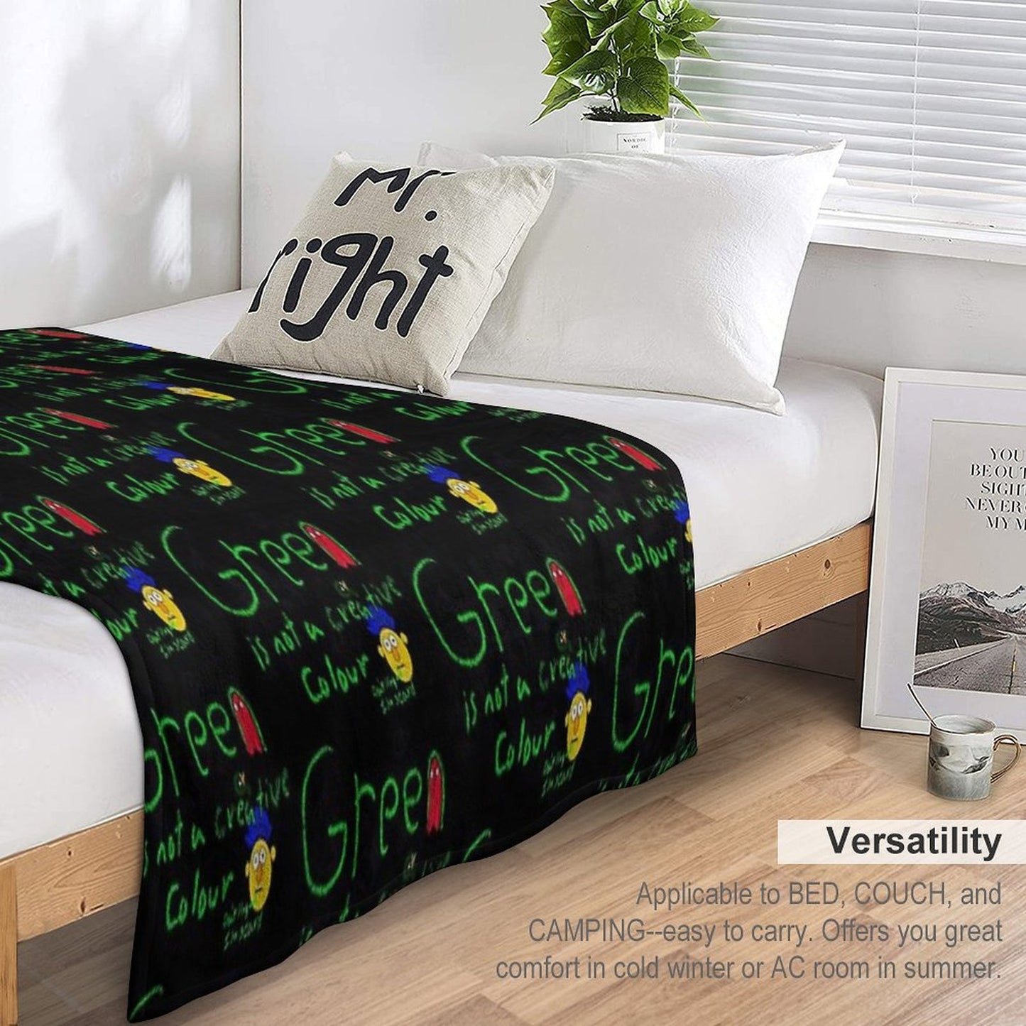Don't Hug Me I'm Scared Velvety-soft Throw Blanket