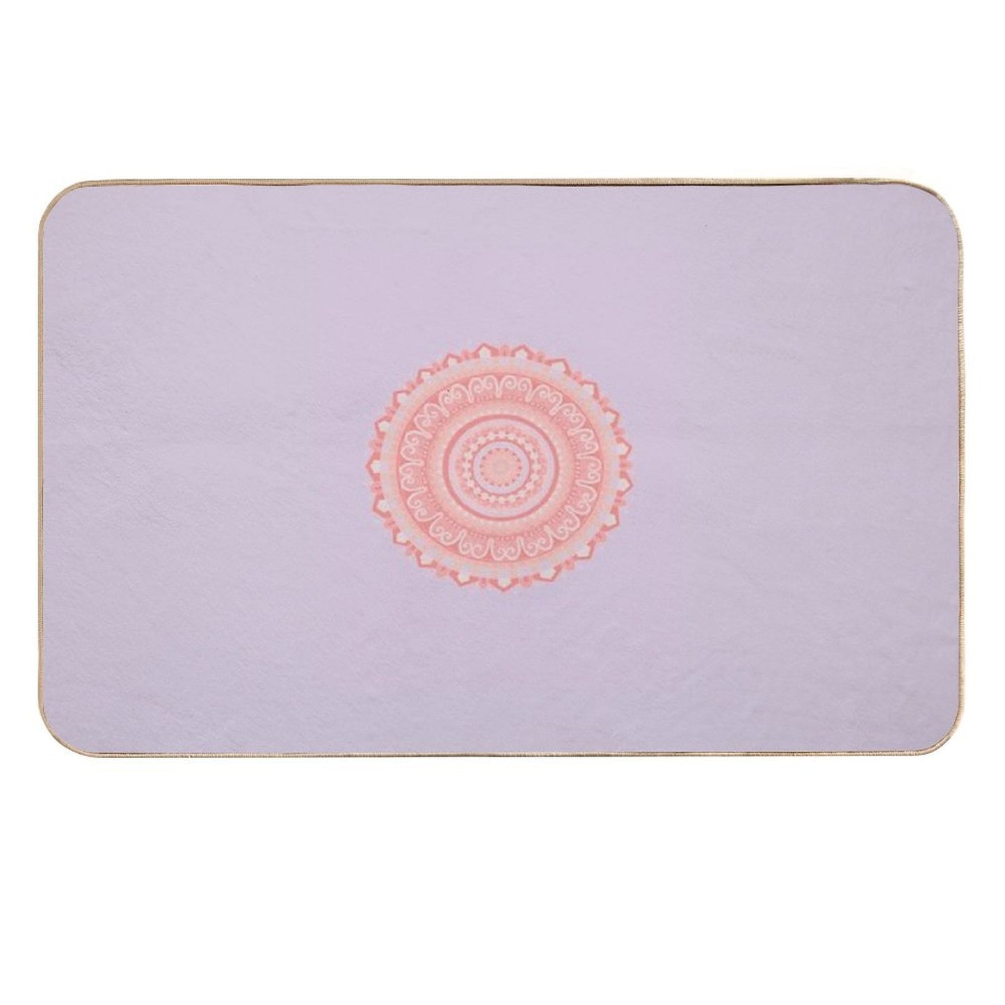 Mandala Art Absorbent Bath Mat