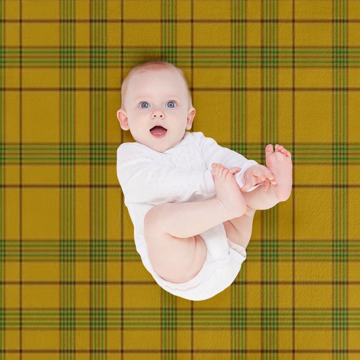 Clan Houston Tartan Easy Care Throw Blanket