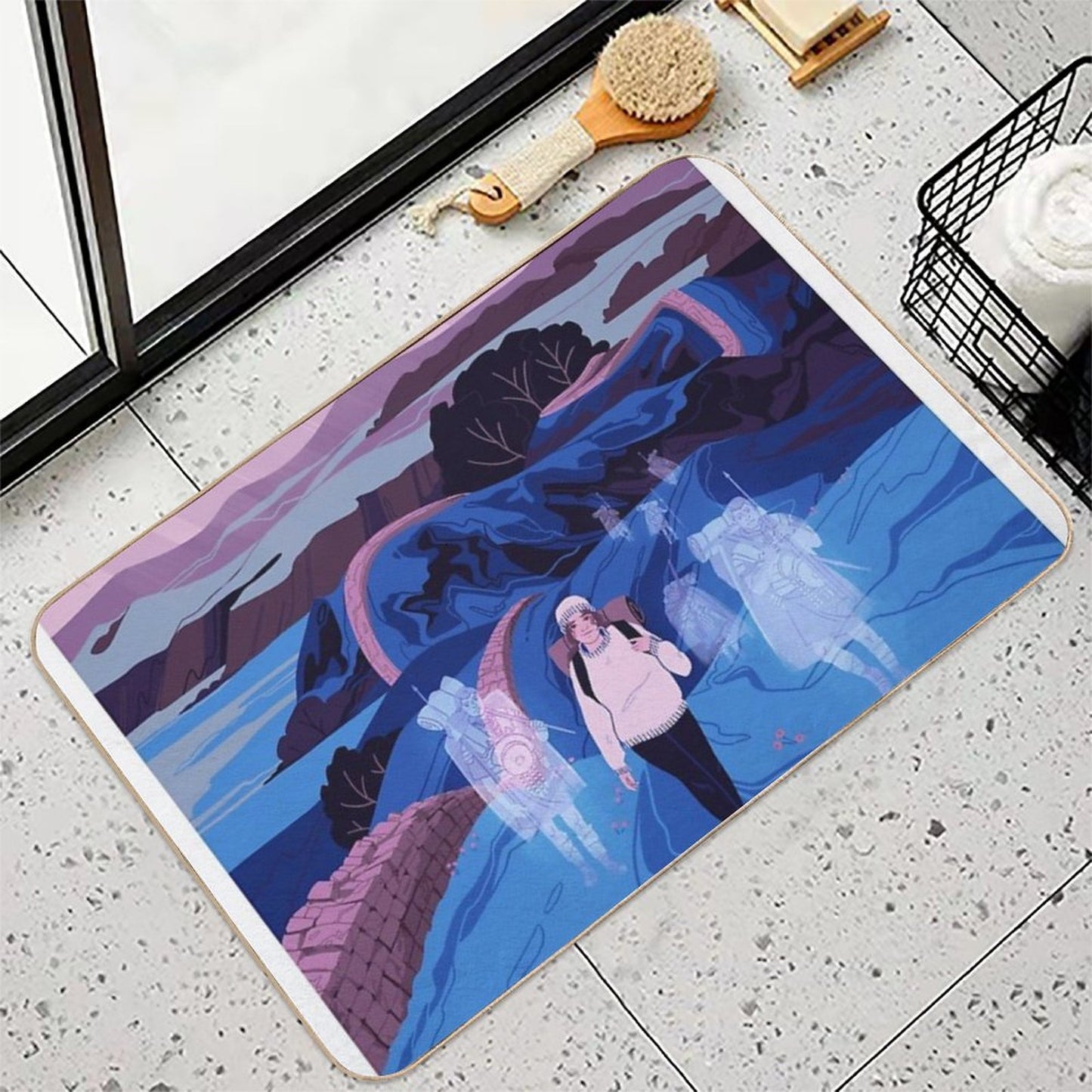 Walk Alone Long-Lasting Bath Mat