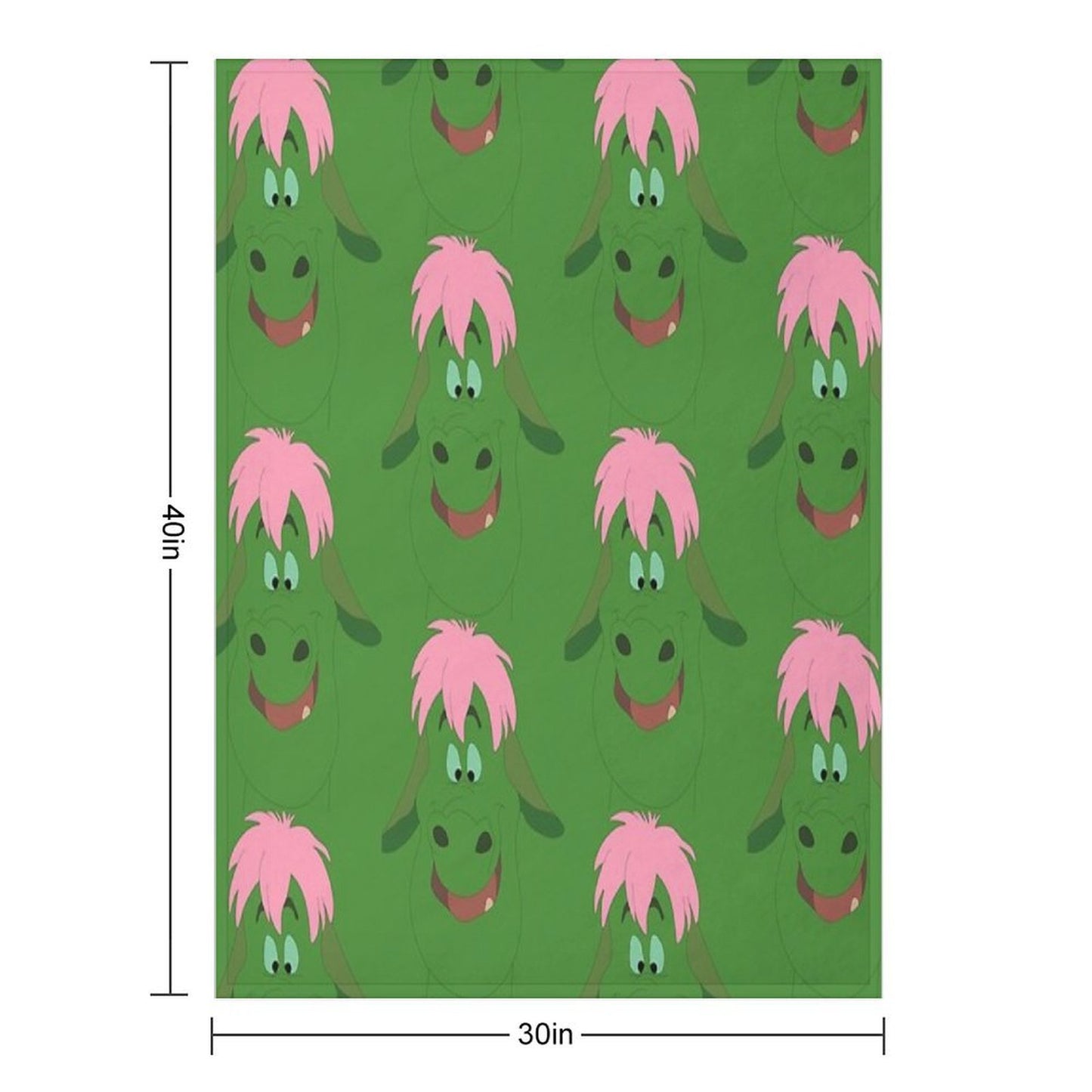 Elliot The Dragon Durable Throw Blanket