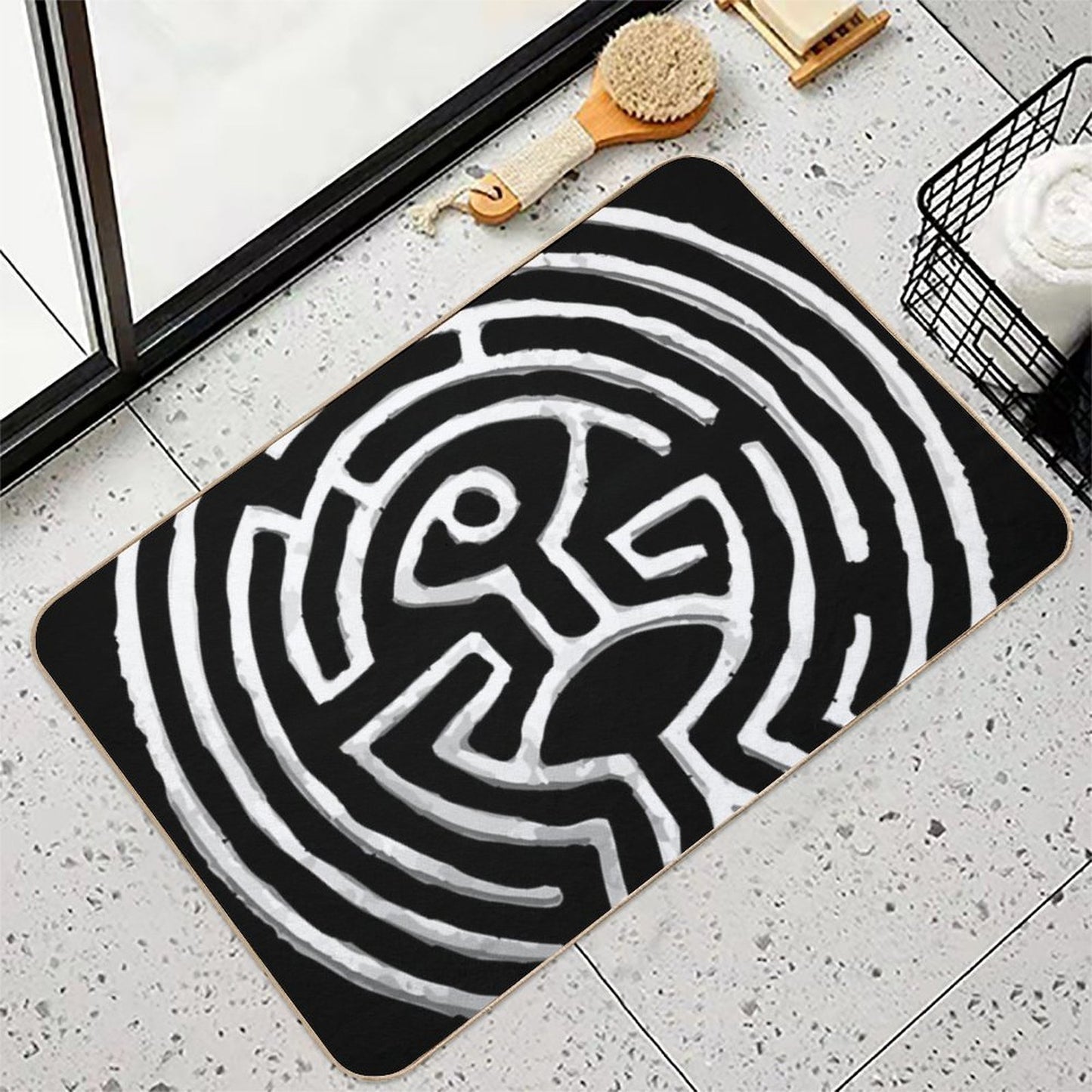 Westworld Maze  Easy Maintenance Bath Mat