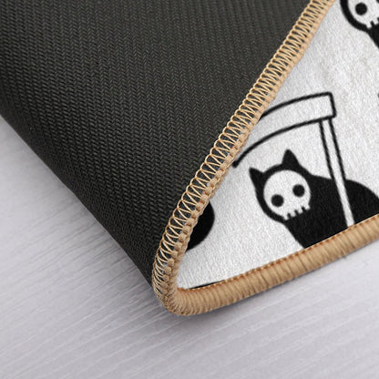 Grim Kitty  Long-Lasting Bath Mat