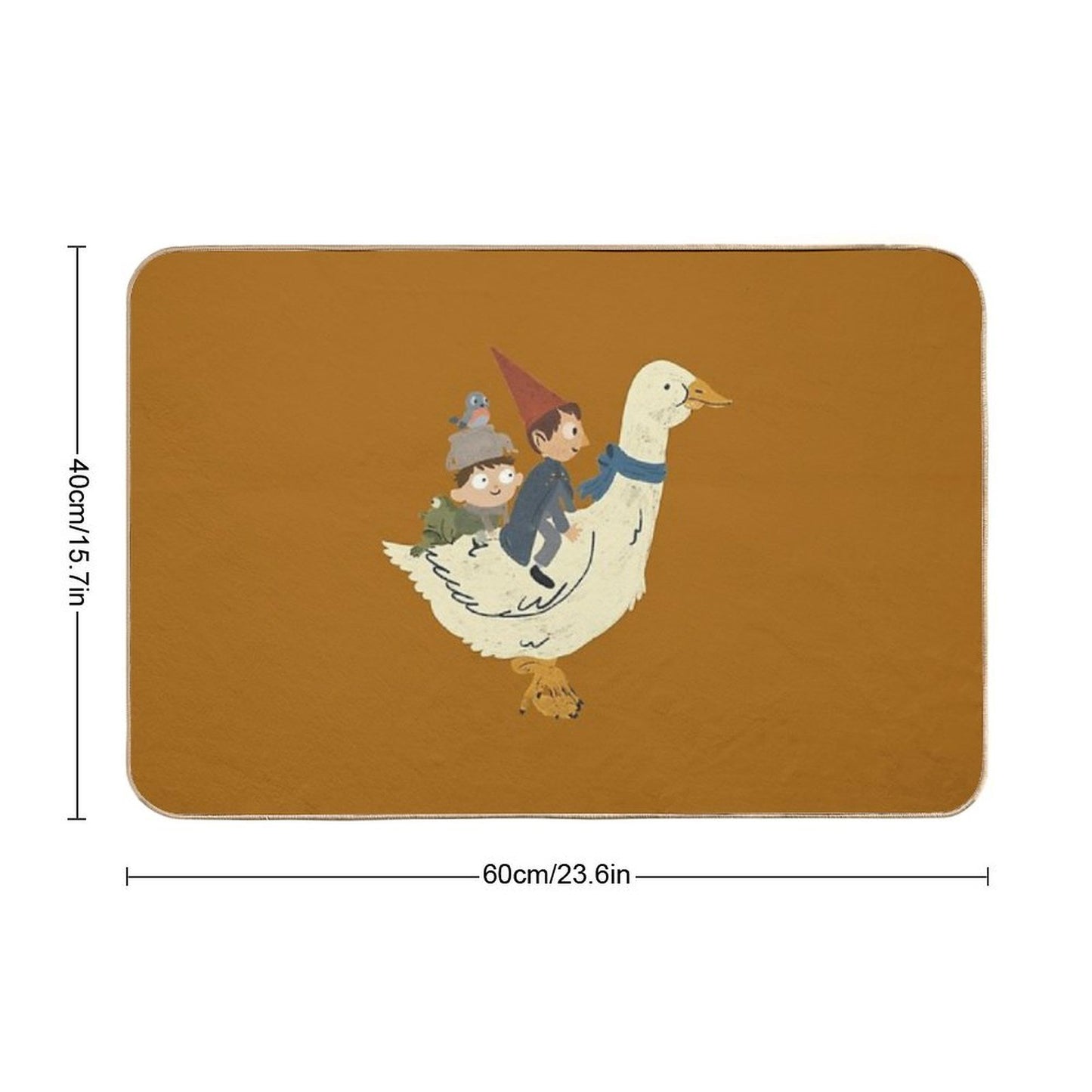 Gooseback Ride - Over The Garden Wall  Anti-Trip Bath Mat