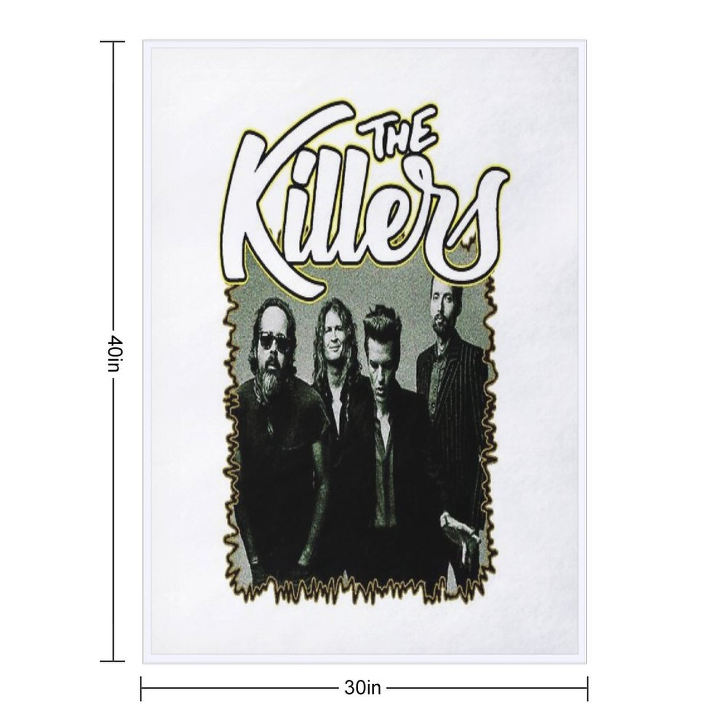 All Member Rock Band 90s All-season Throw Blanket