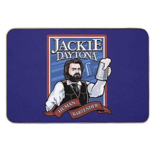 Jackie Daytona- Regular Human Bartender  Odorless Bath Mat