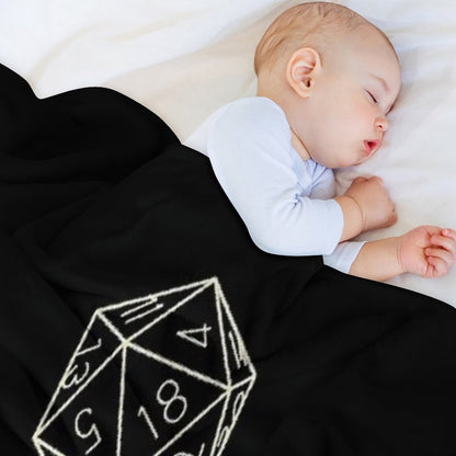 The Science of 20 Sided Dice. Multi-functional Throw Blanket